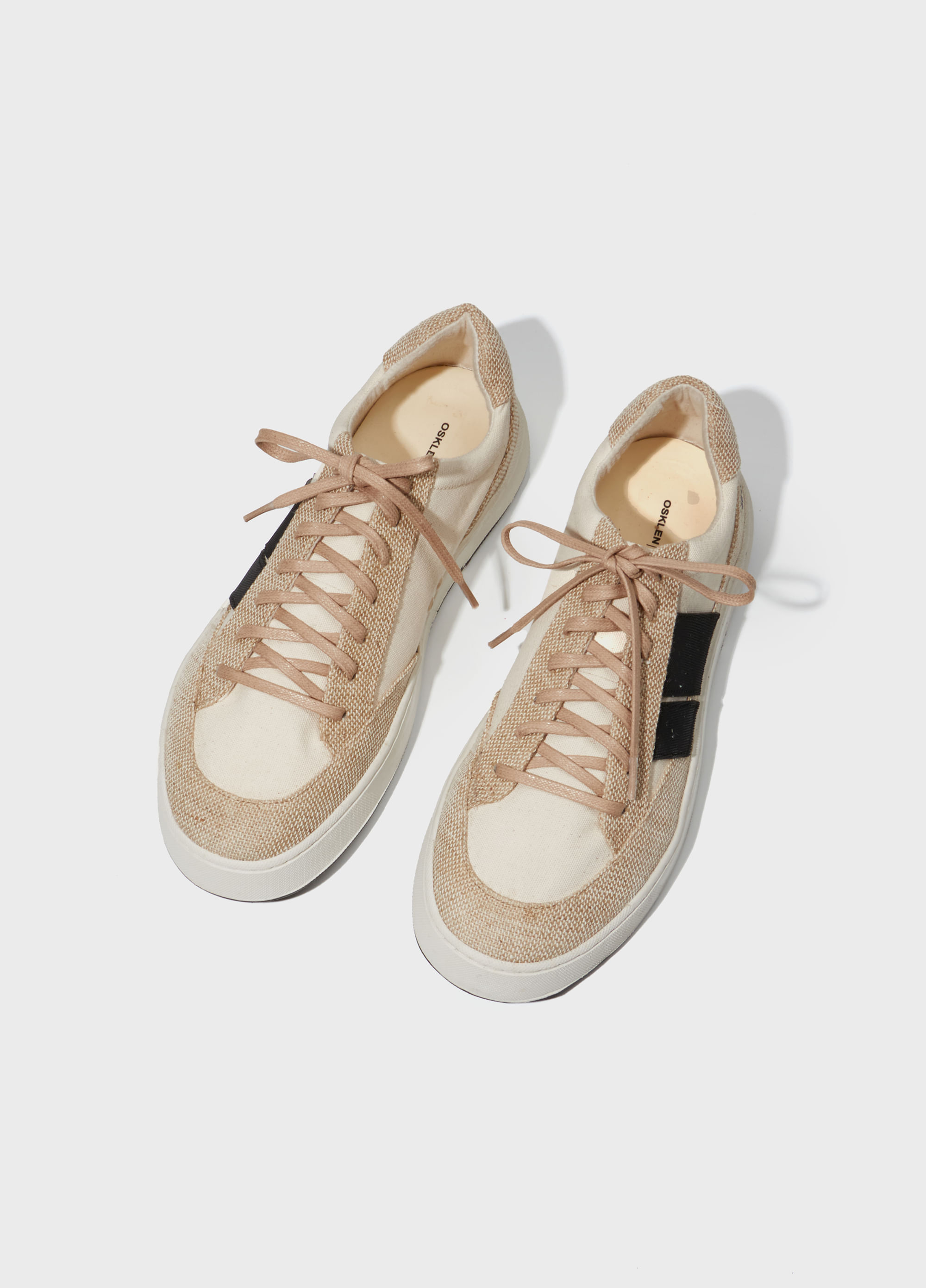 Jute and canvas ag sneaker
