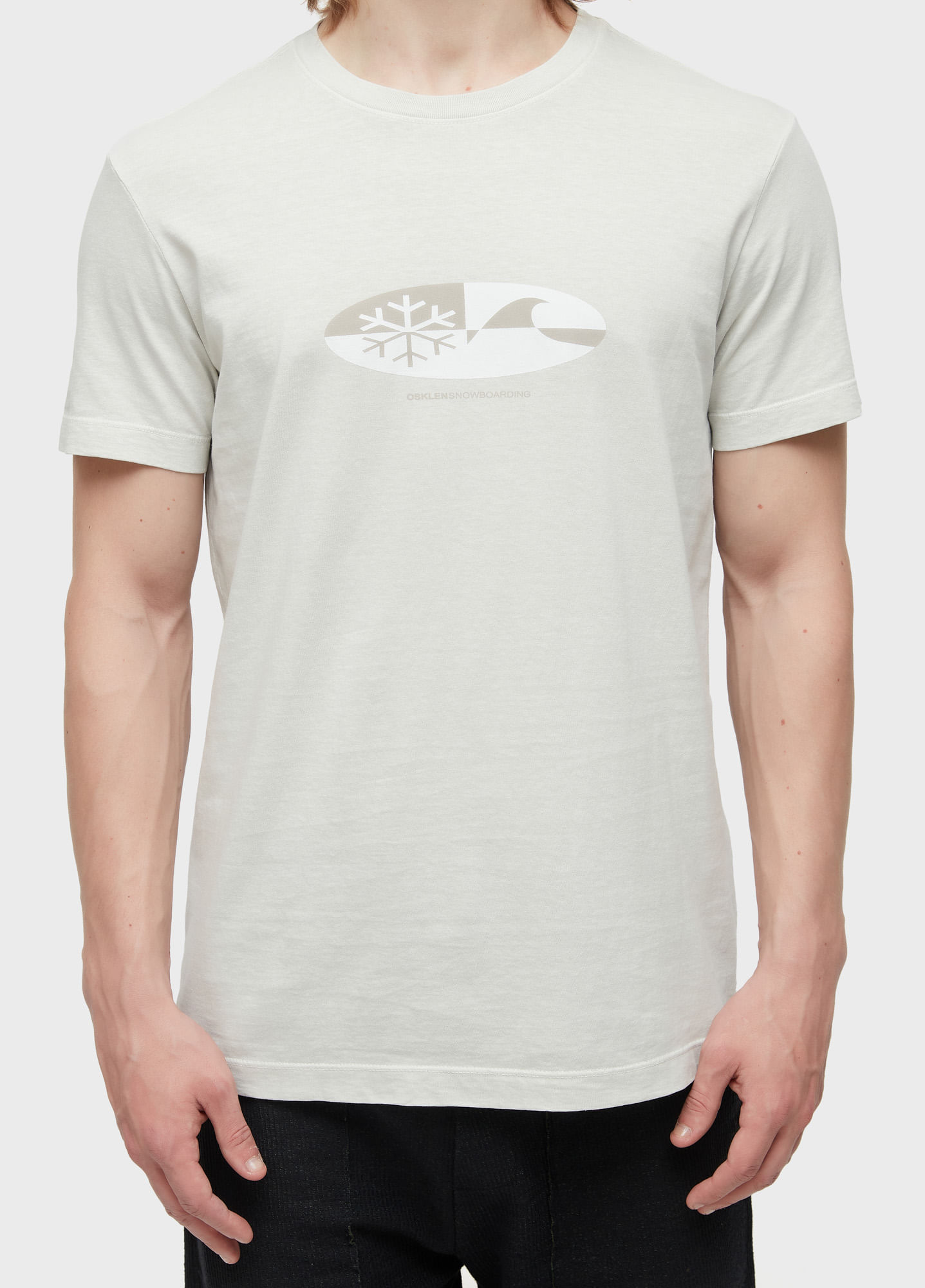 T-shirt stone cristal onda snow