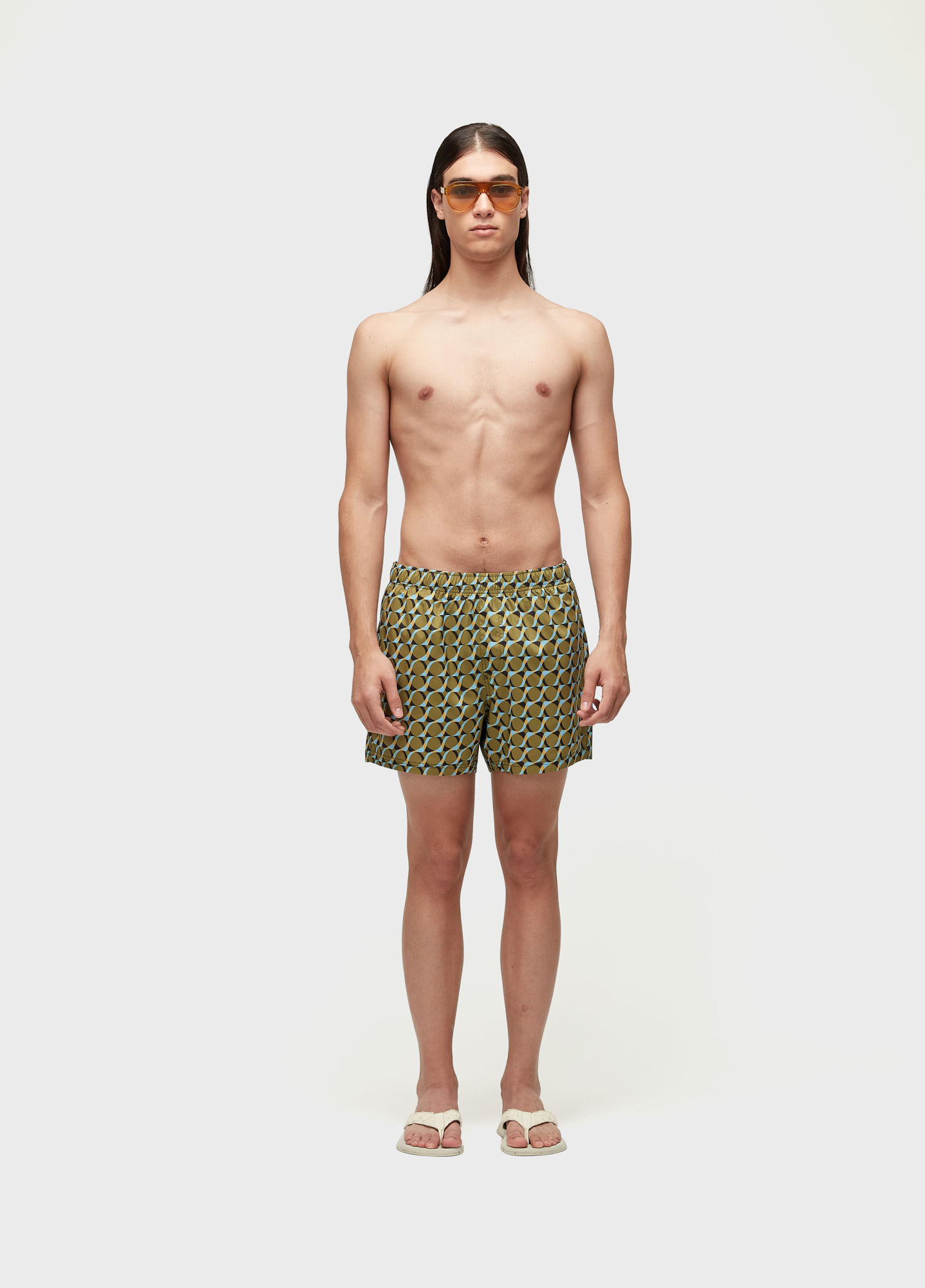 Beach short aquaone flex graphic waves