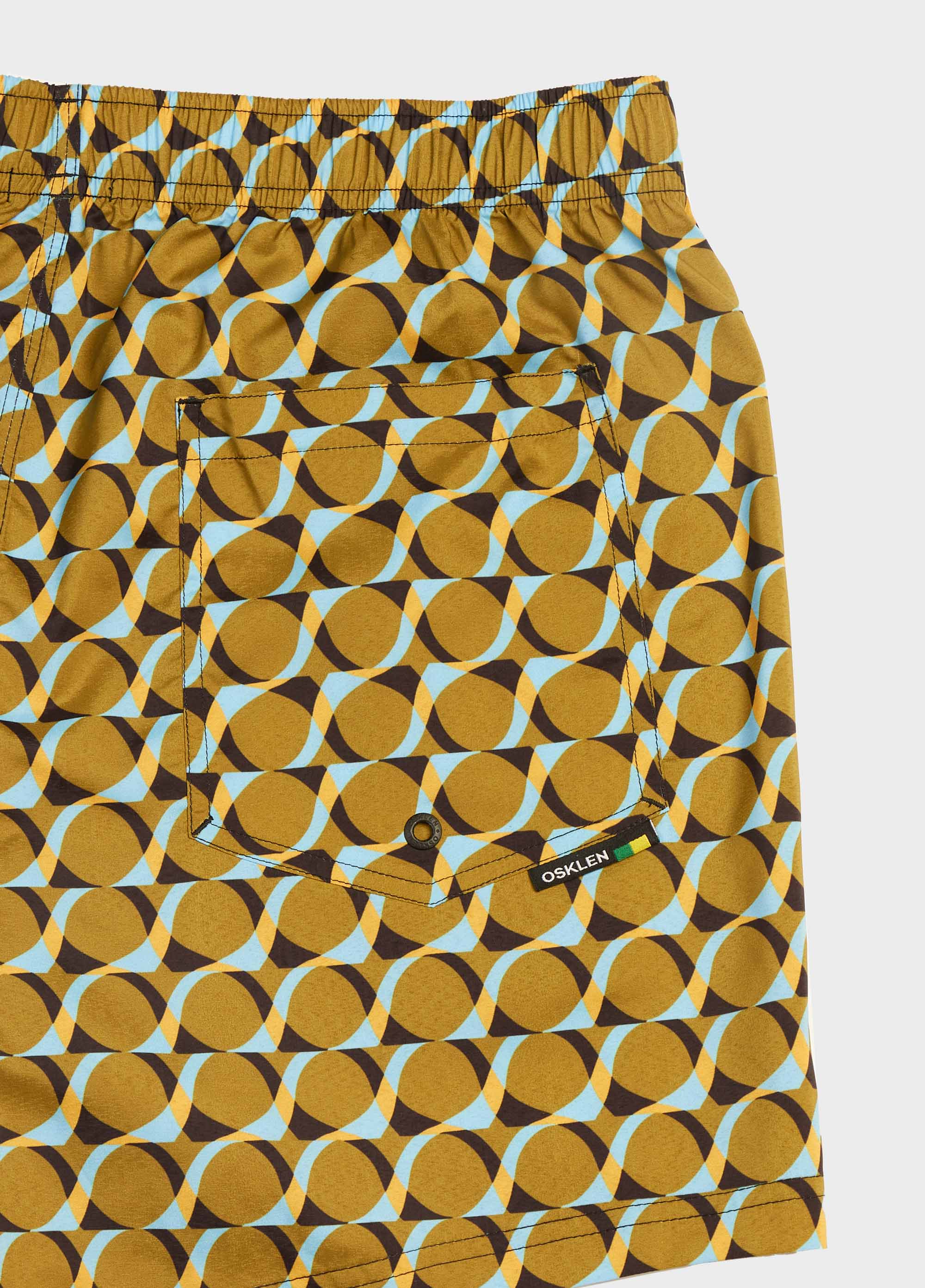 Beach short aquaone flex graphic waves