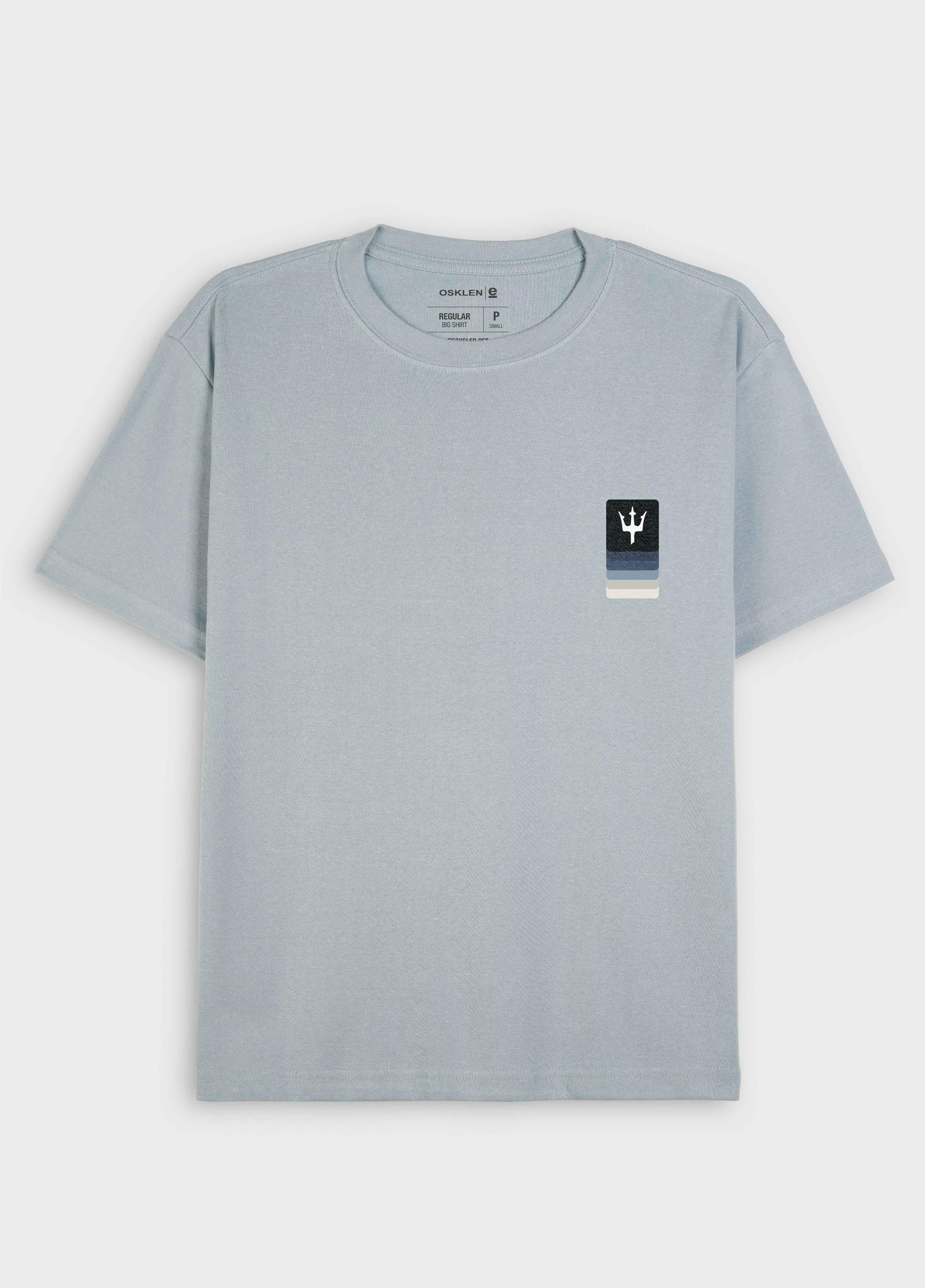 Big shirt tridente mini degradê mc | Osklen