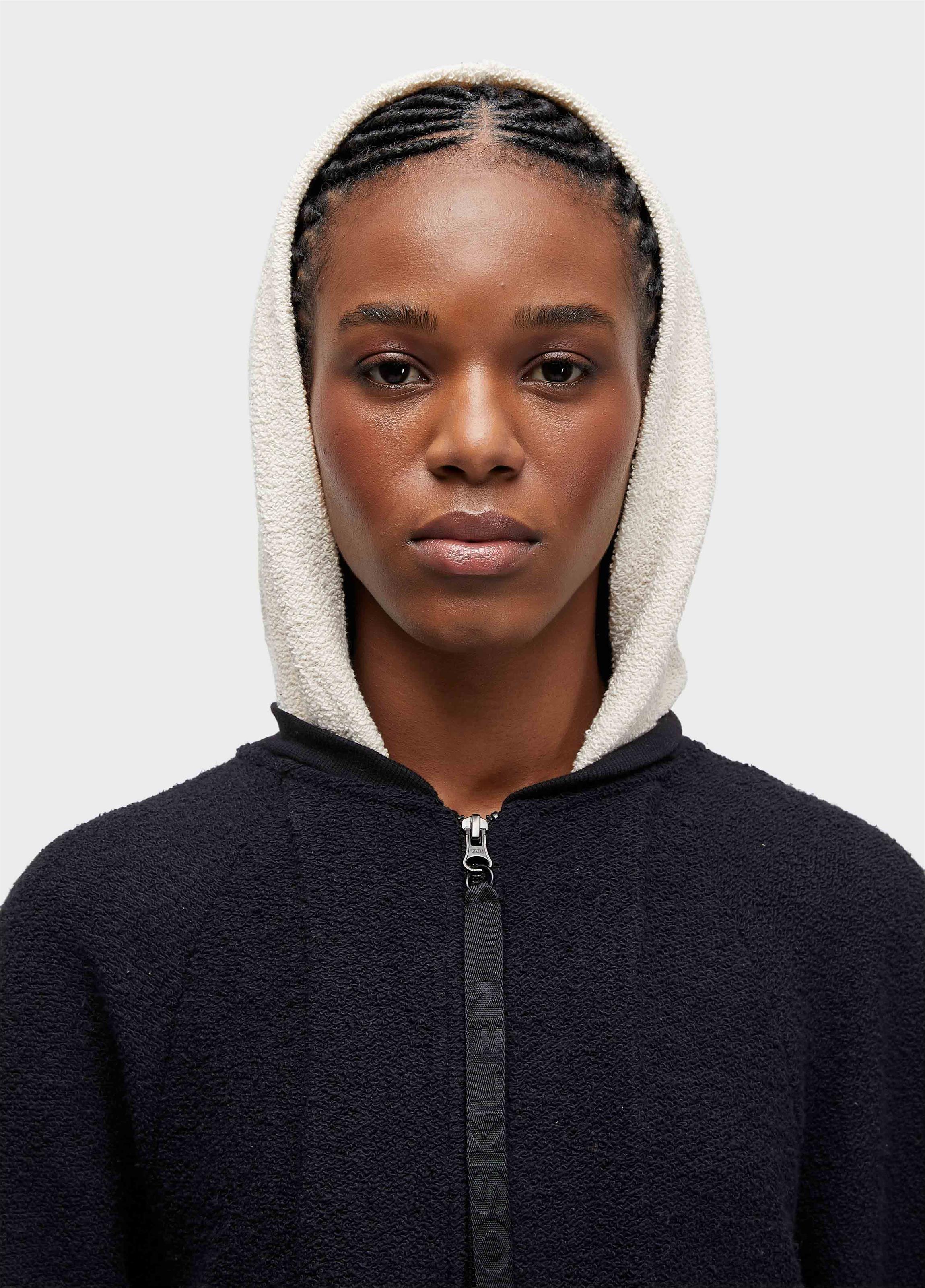 Casaco bicolor moletom eco