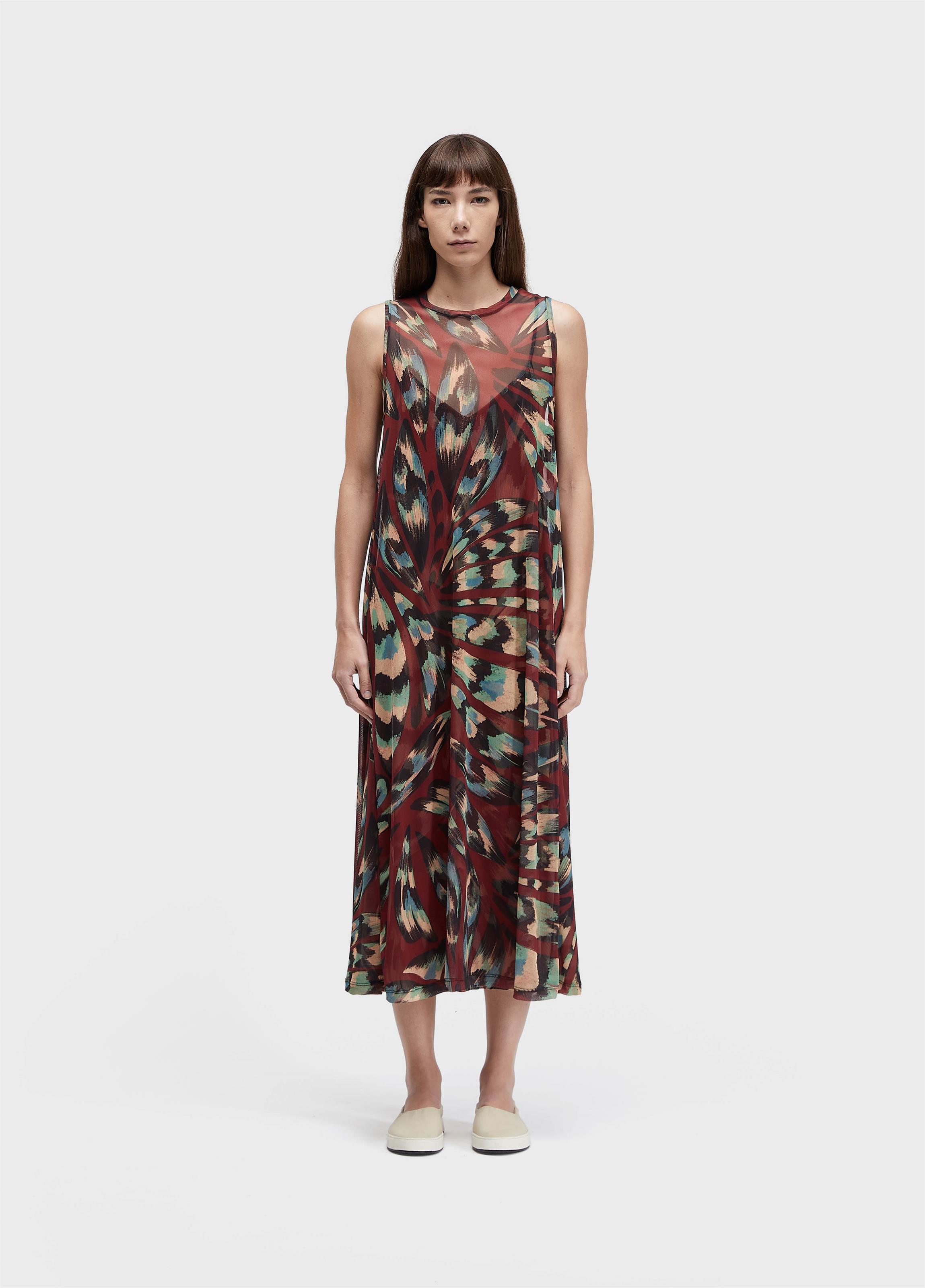 Vestido longo tule panacea