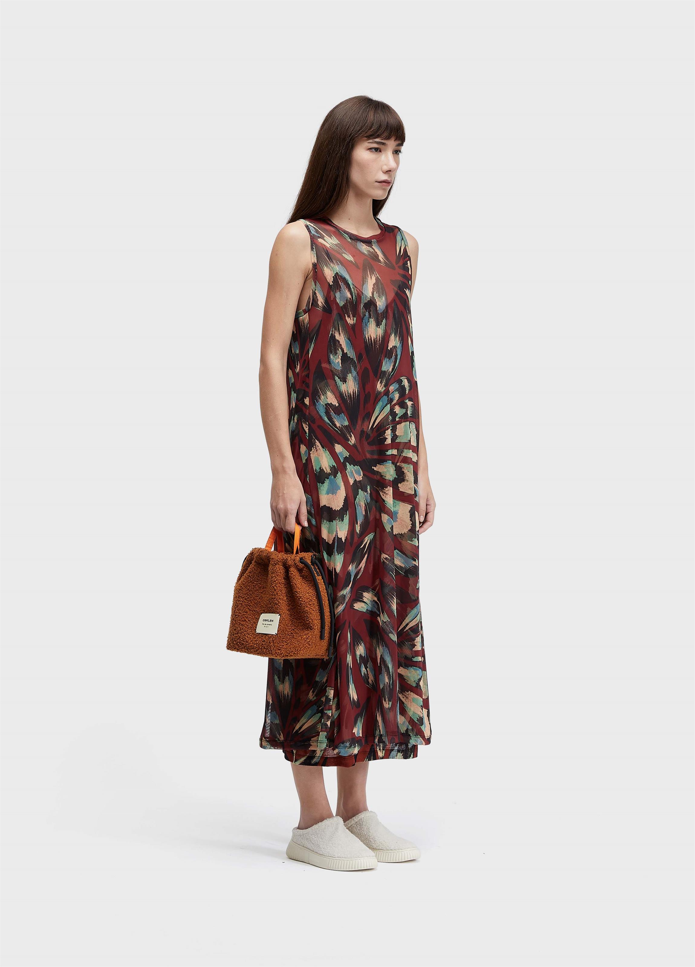 Vestido longo tule panacea
