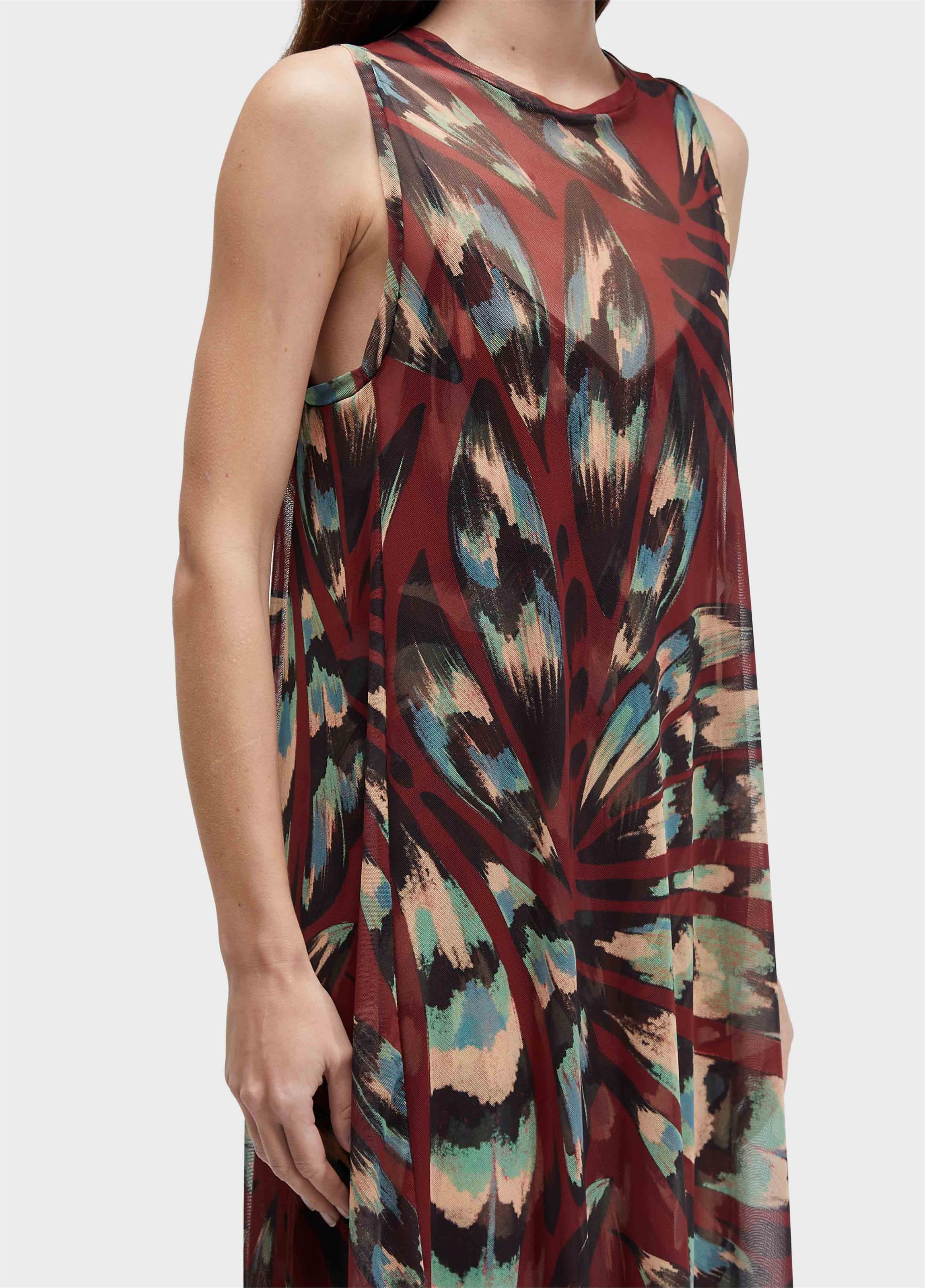 Vestido longo tule panacea
