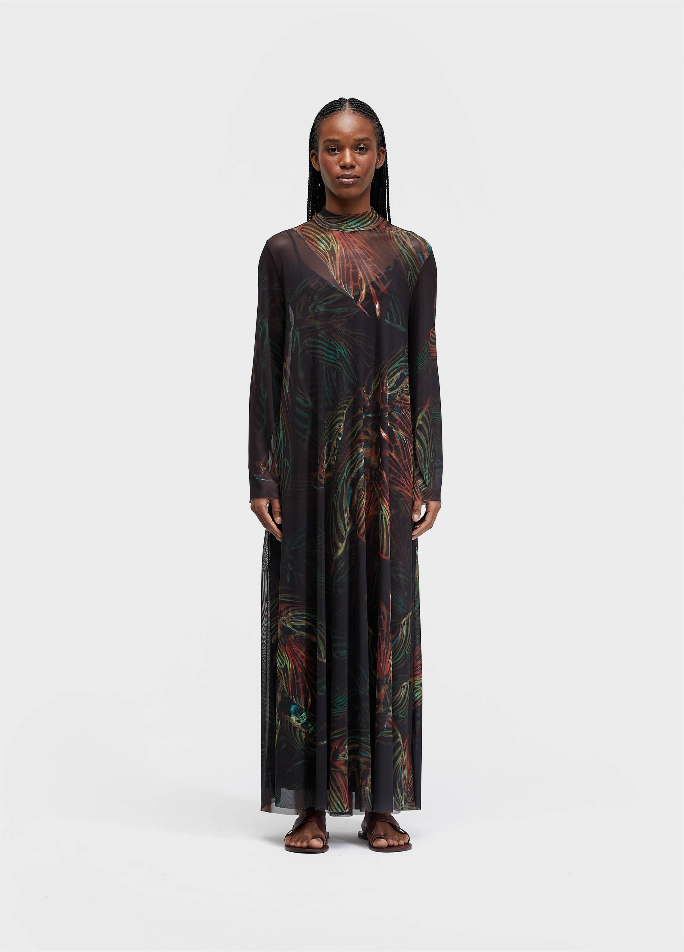 Vestido longo tule pupa