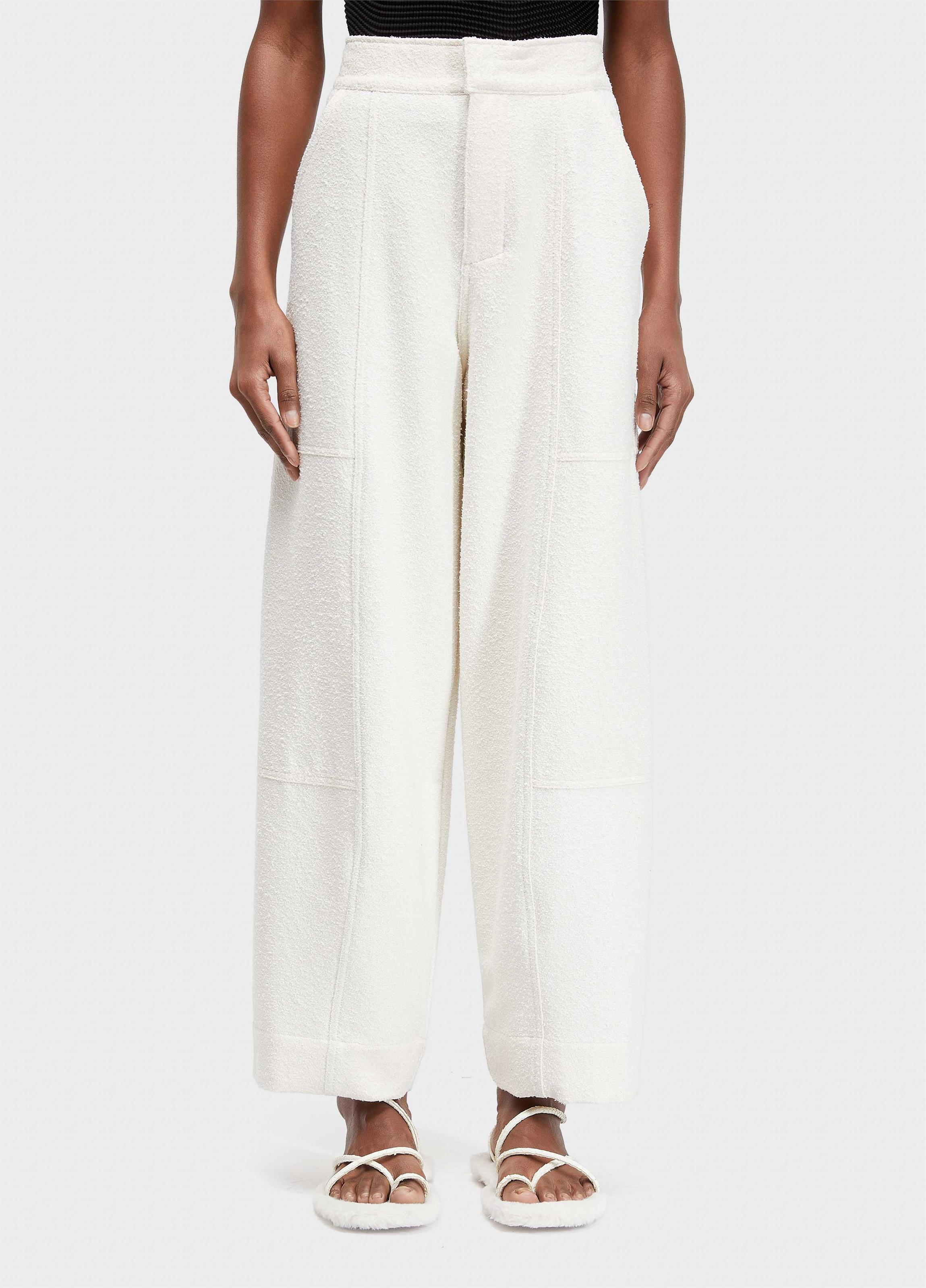 Calça recortes cotton texture