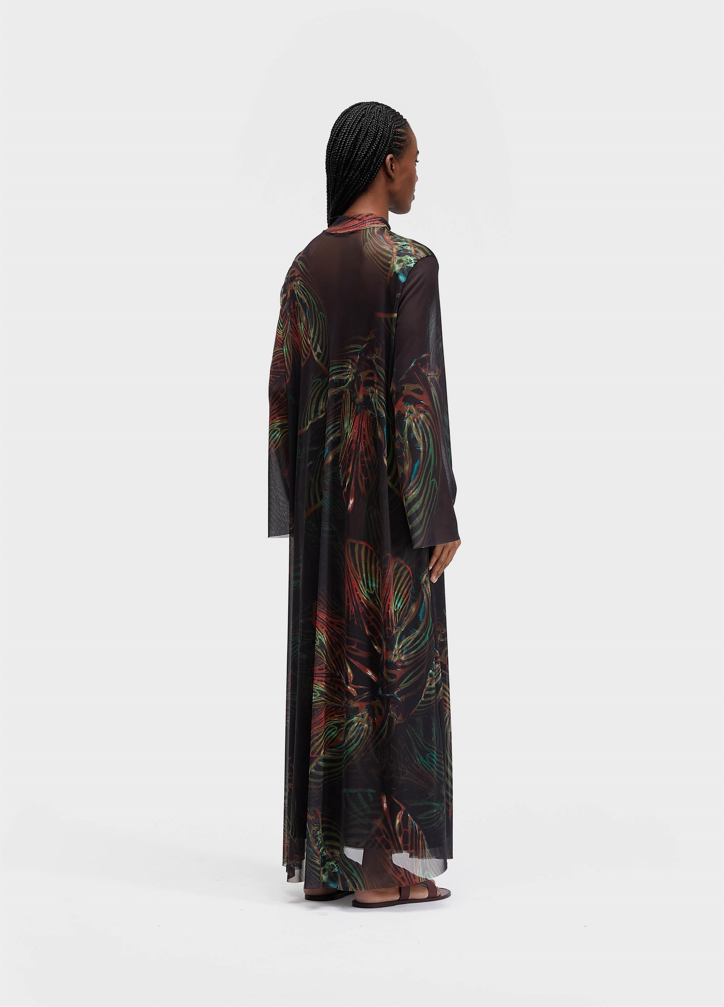 Vestido longo tule pupa