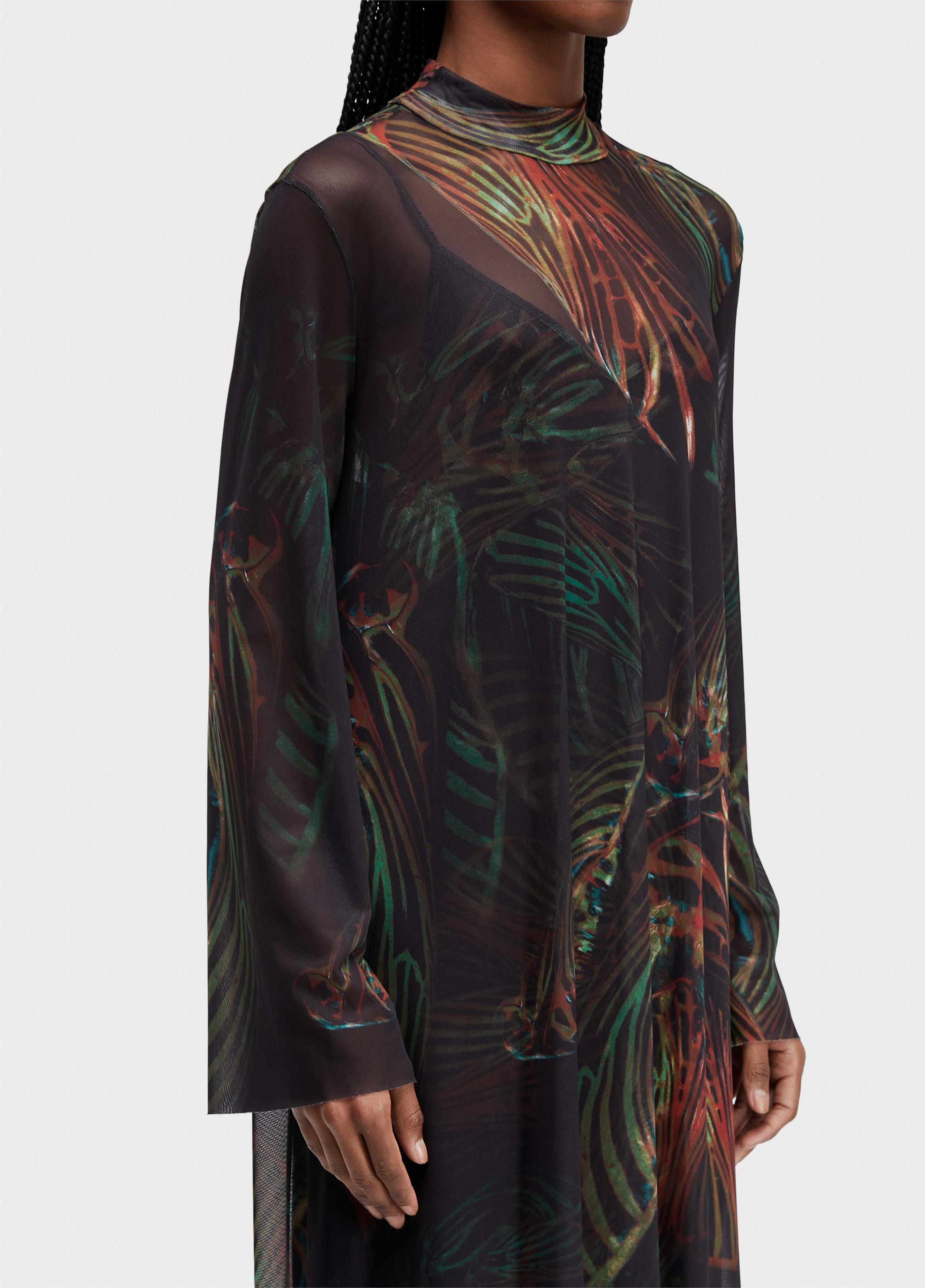 Vestido longo tule pupa