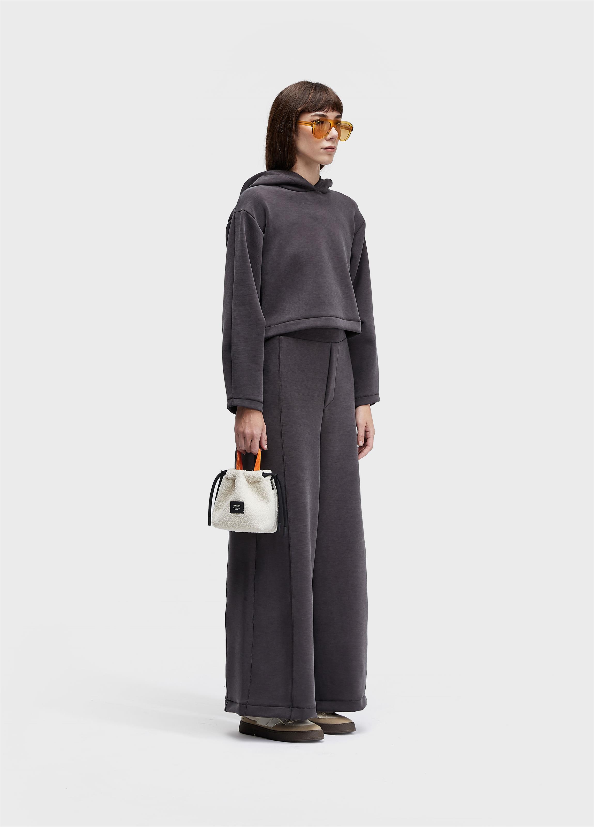 Calca pantalona washed touch