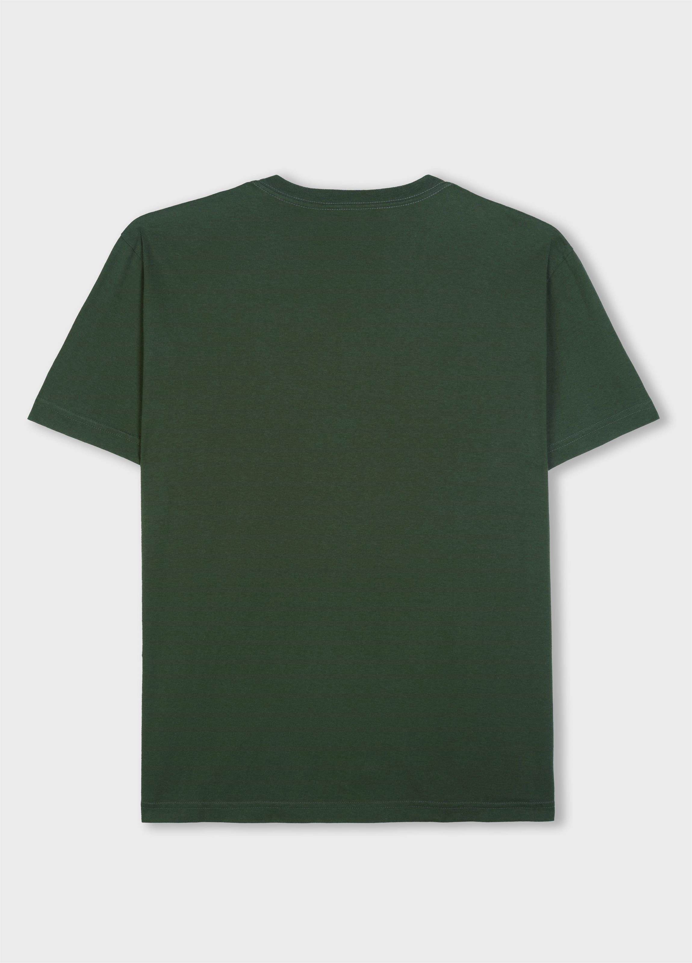 T-shirt regular vintage forest stenc