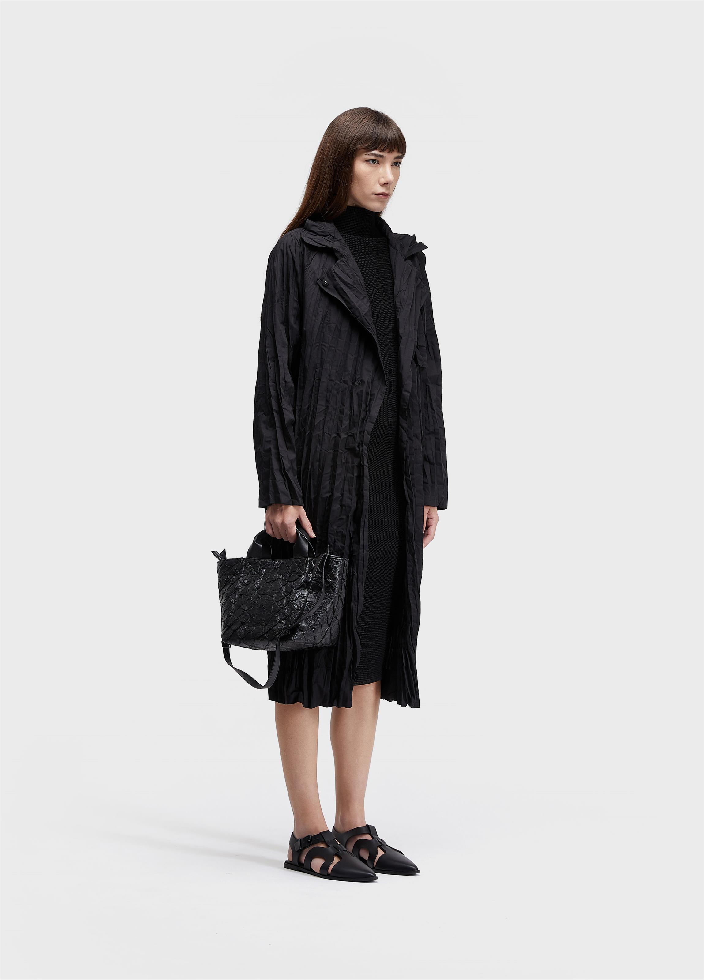Trench coat winkle tricoline