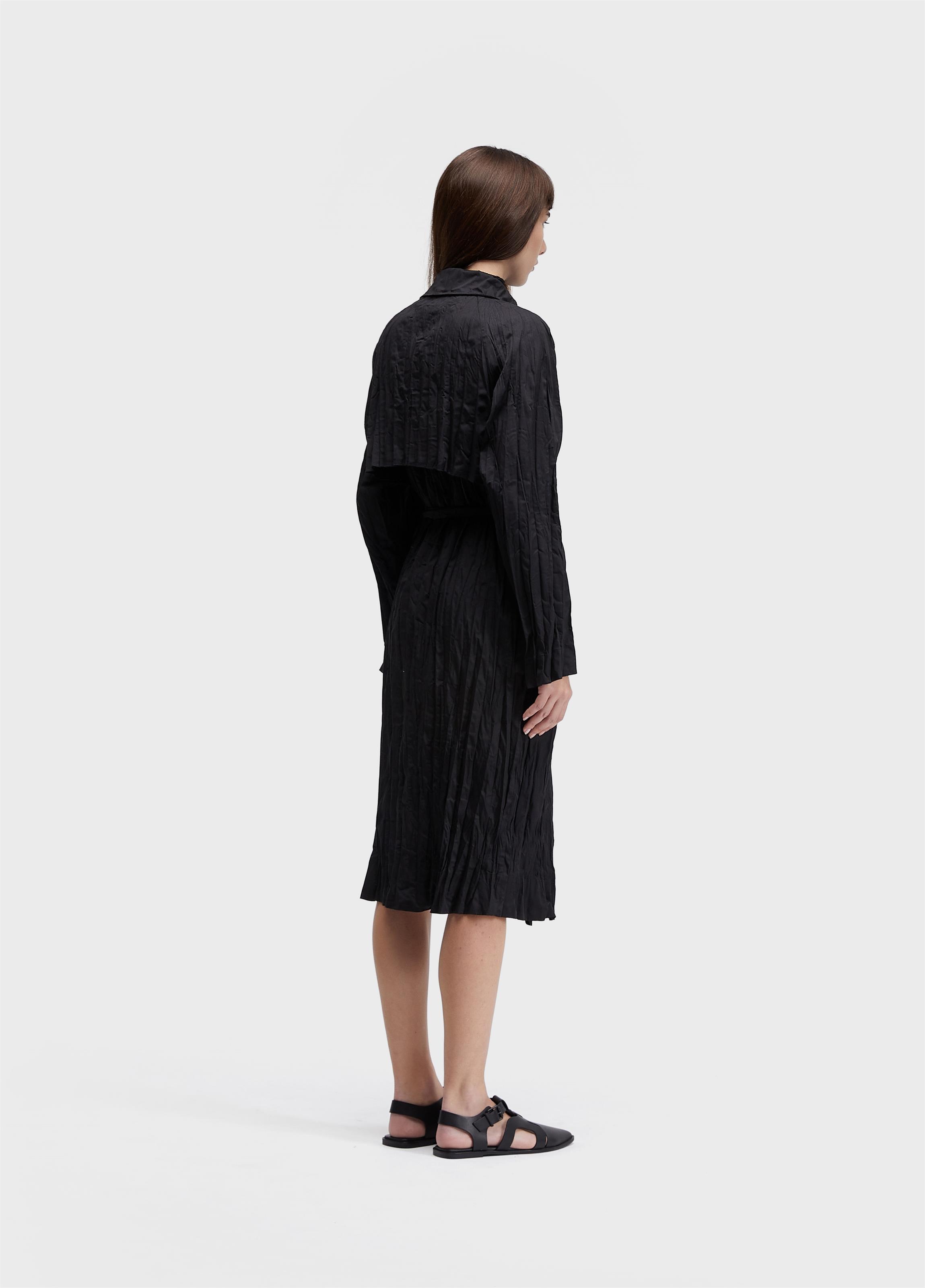 Trench coat winkle tricoline
