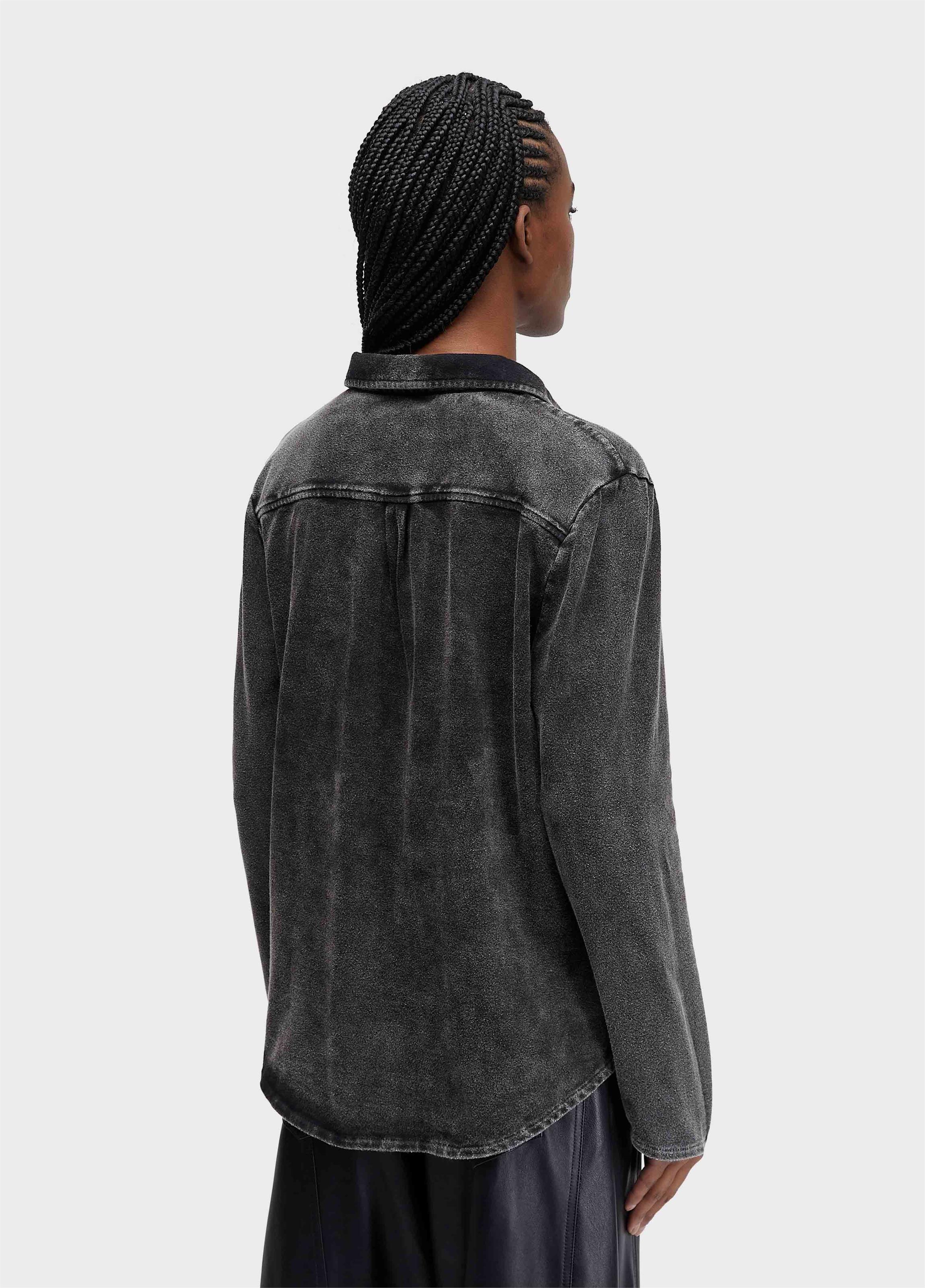 Camisa marmorizado black