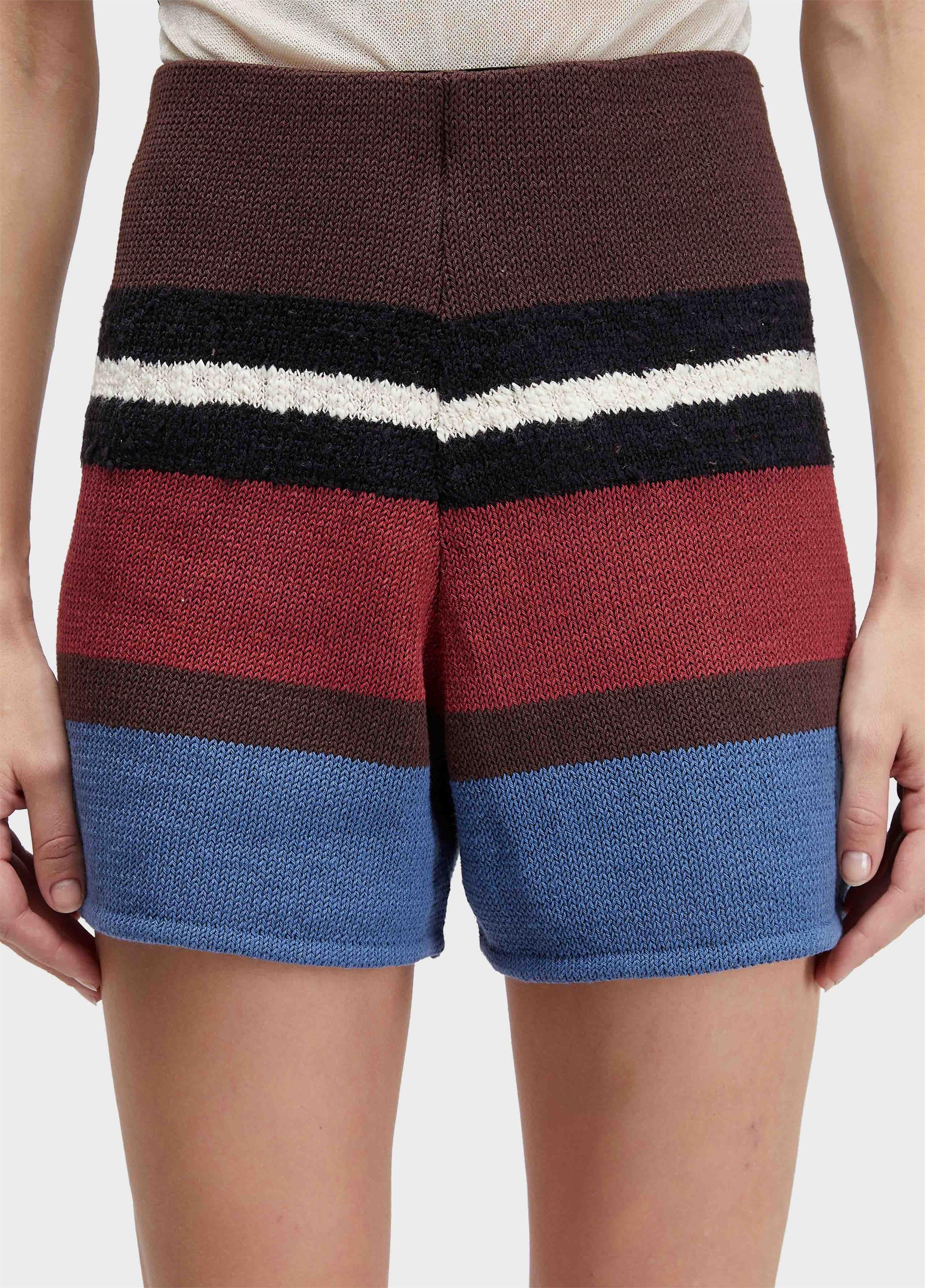 Short tricot cabinet stripes