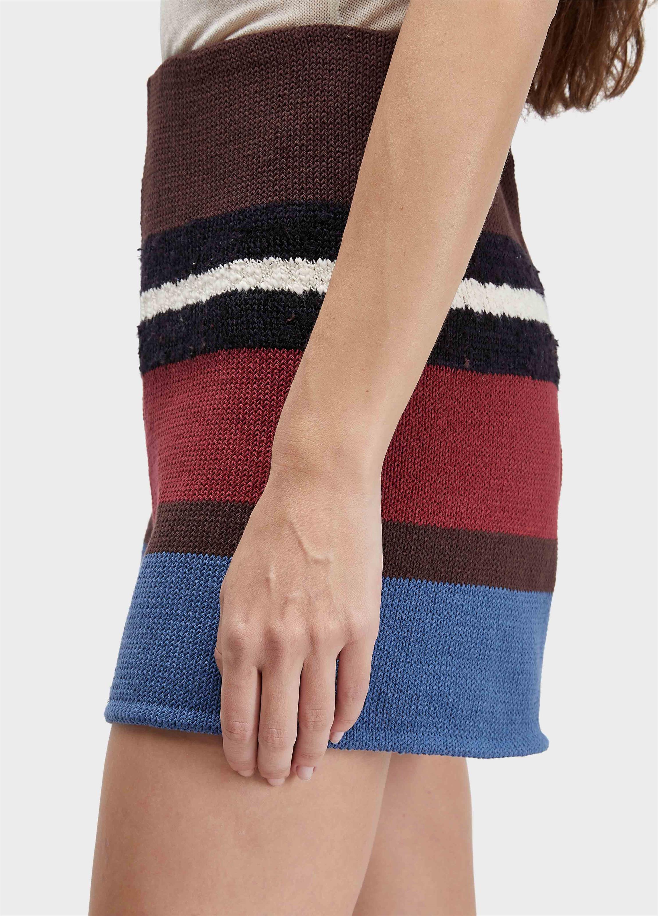 Short tricot cabinet stripes