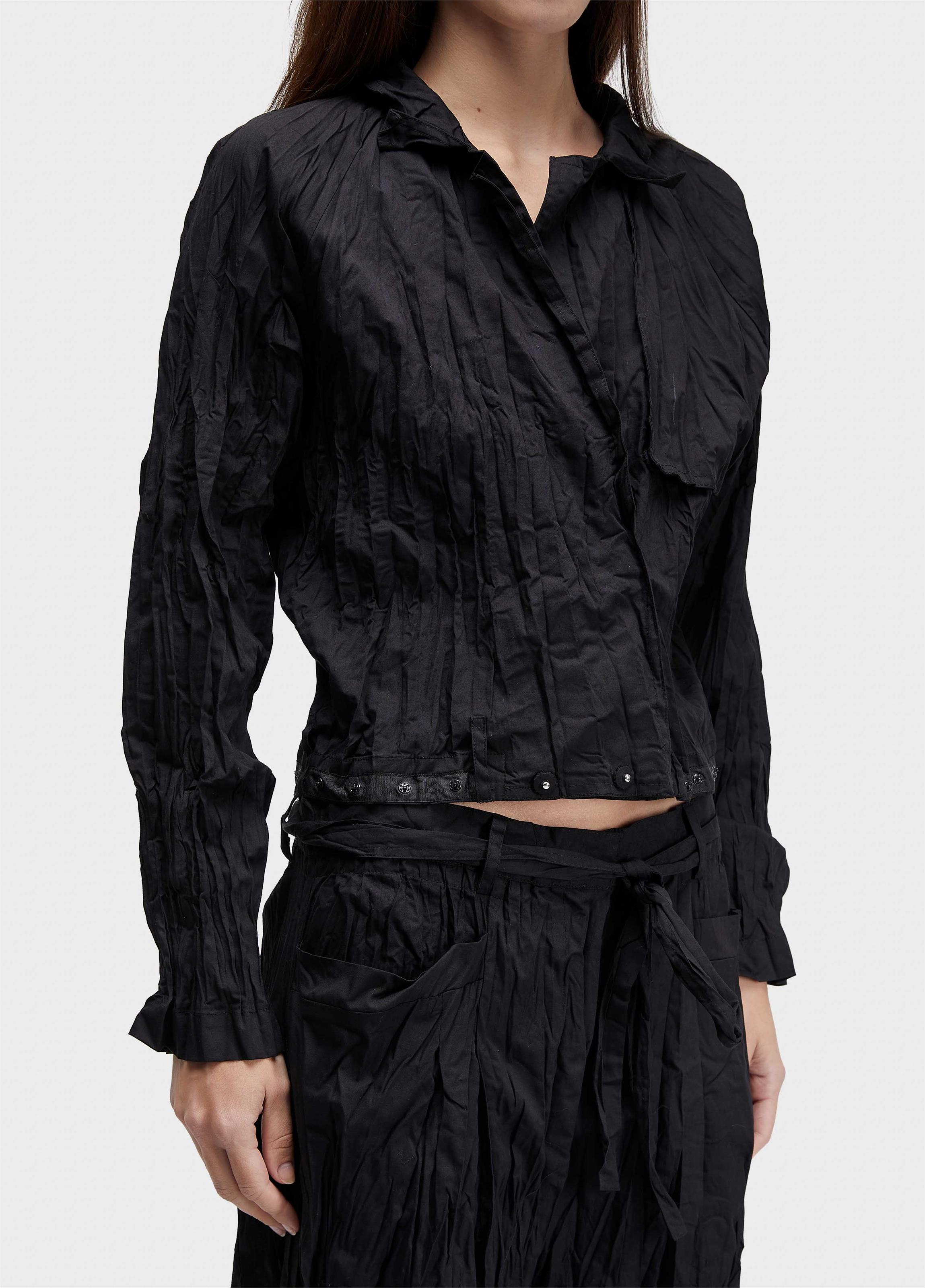 Macacão destacavel wrinkle tricoline