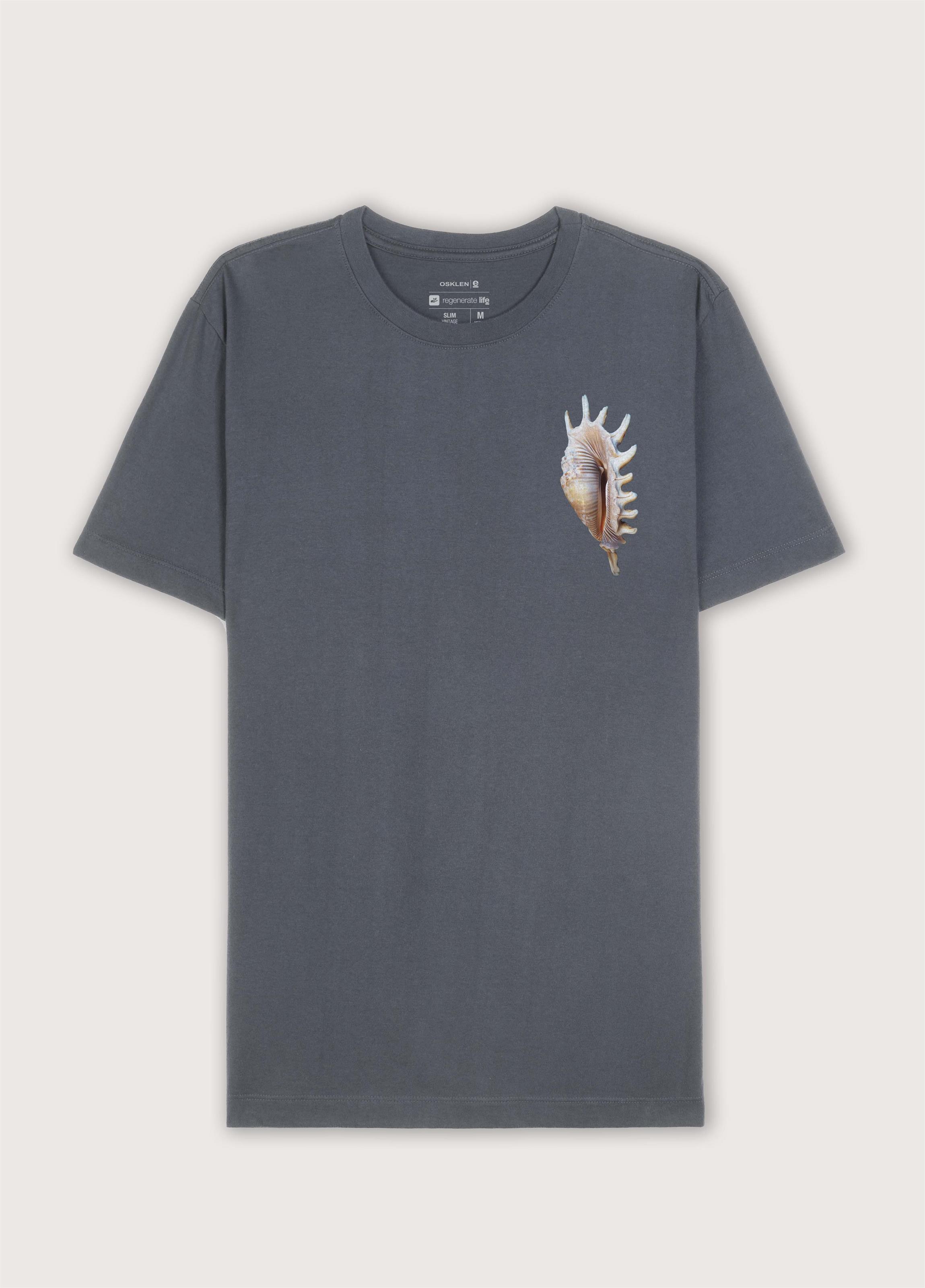 T-shirt slim vintage shells MC
