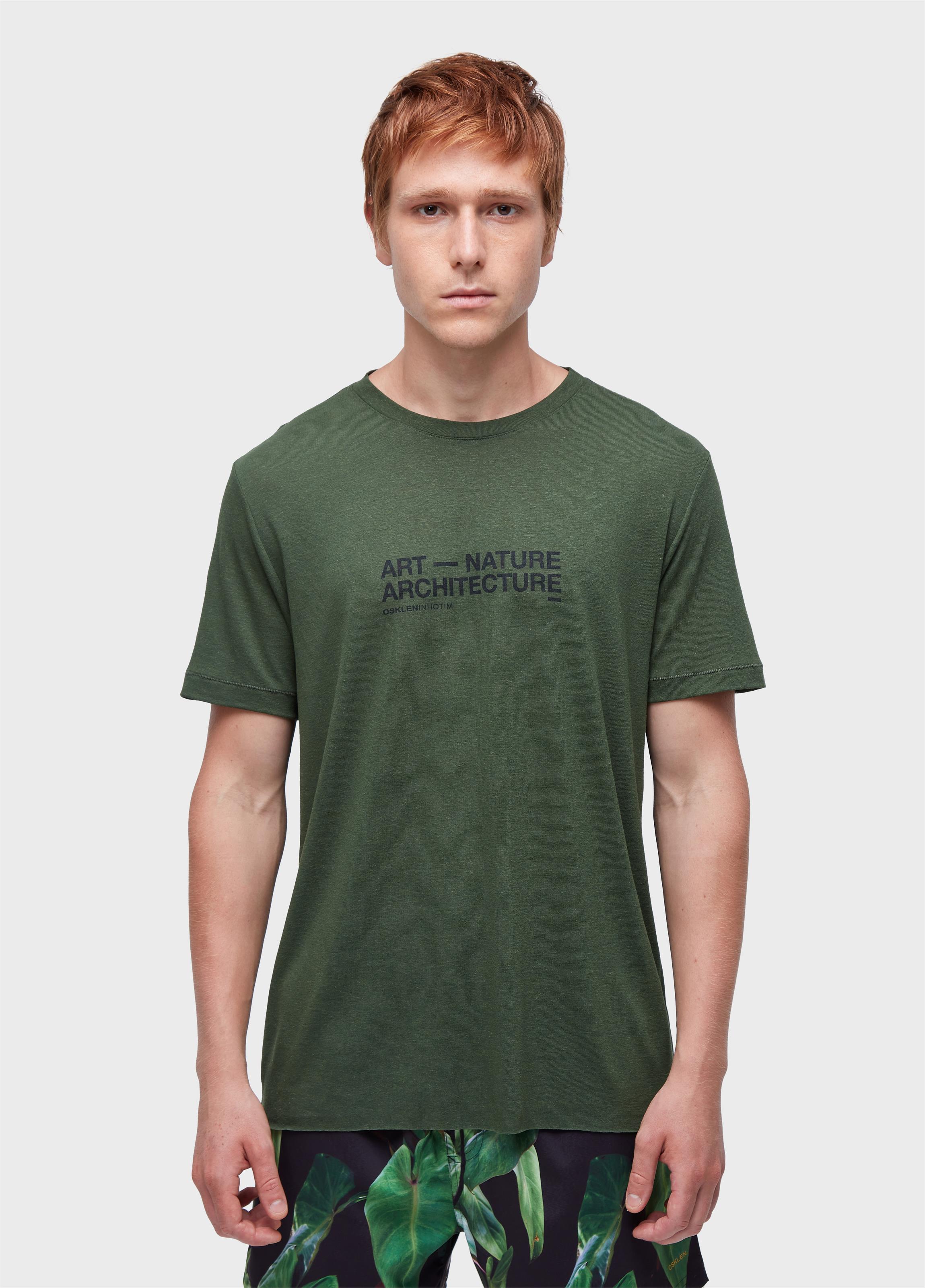 T-shirt light linen inhotim art
