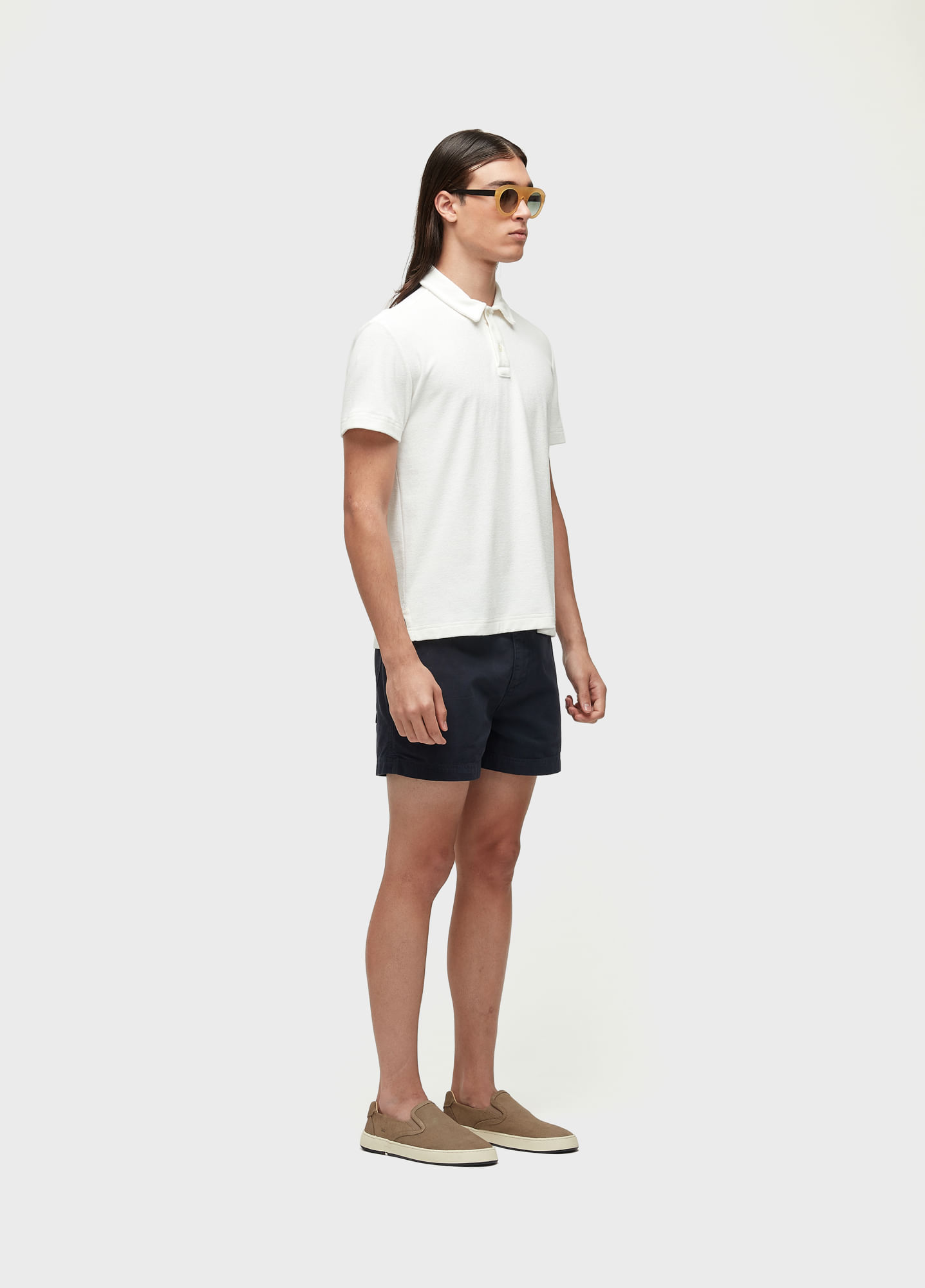 Polo slim atoalhada
