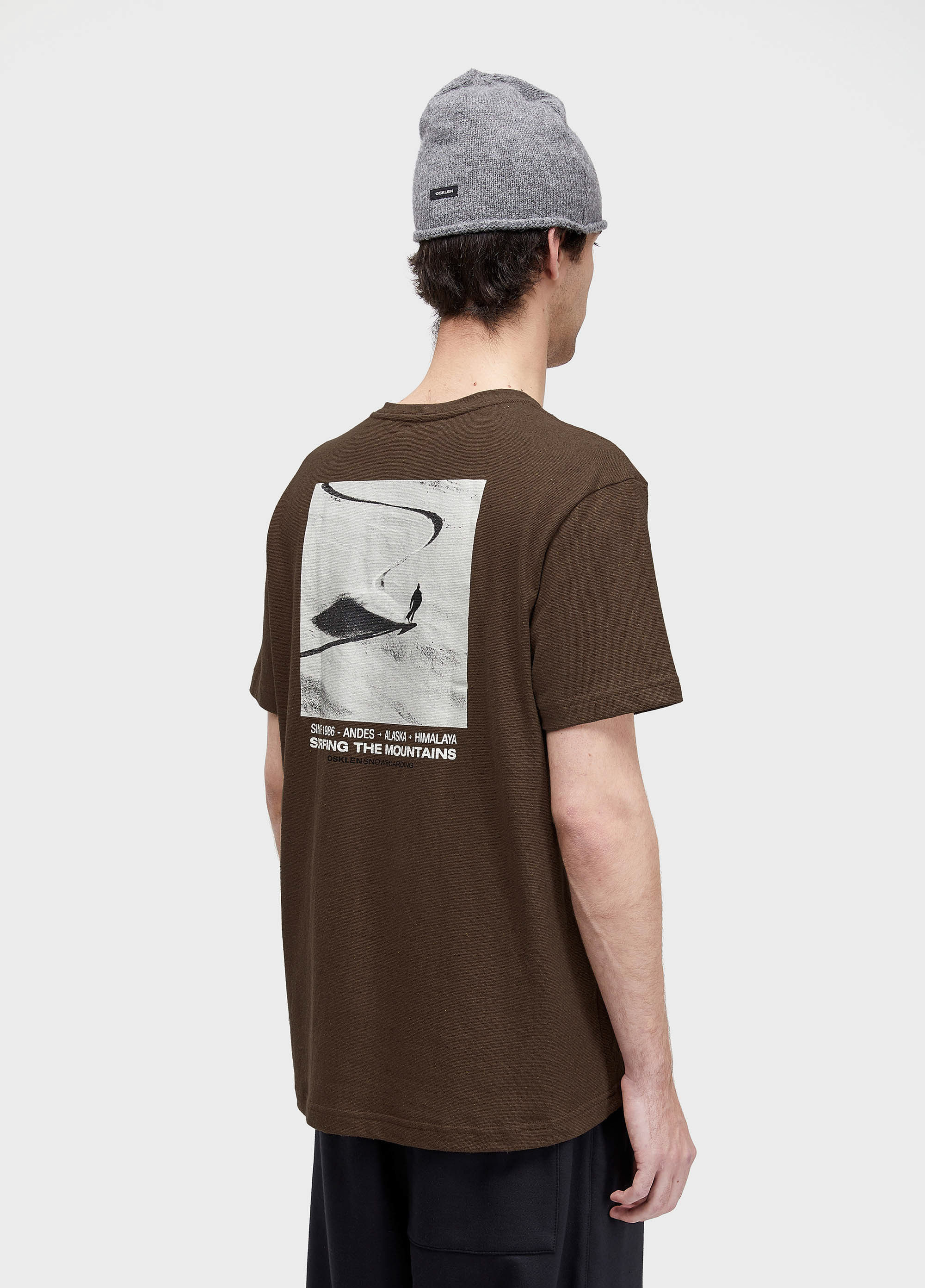 T-shirt rustic surfing the mountains