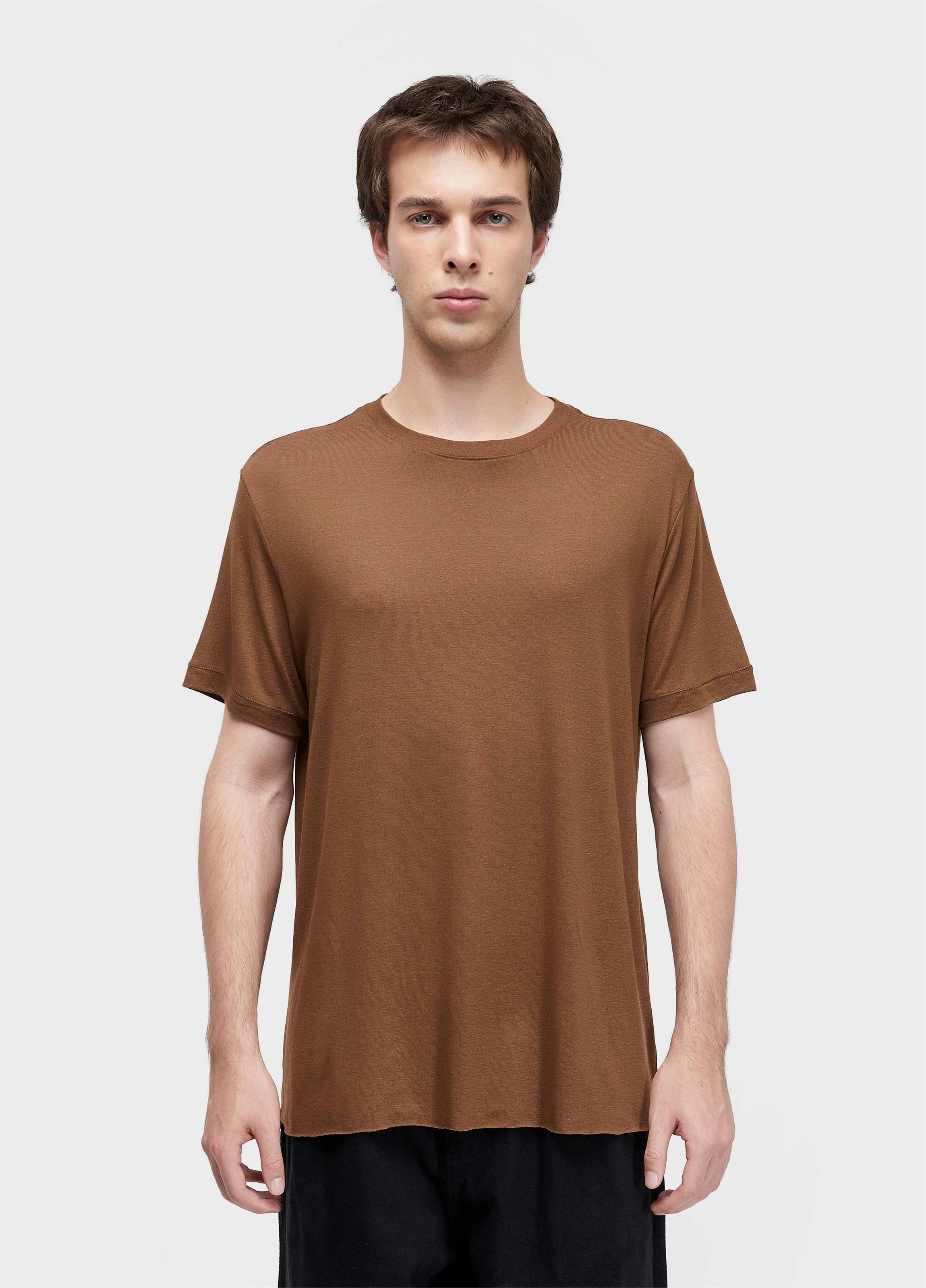 T-shirt light brasão linen white edition