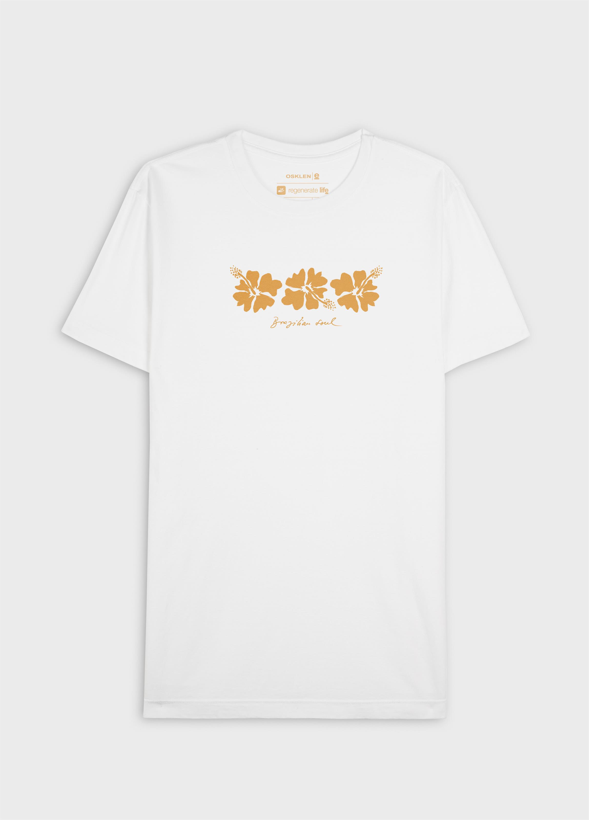 T-shirt slim stone hibiscós trio