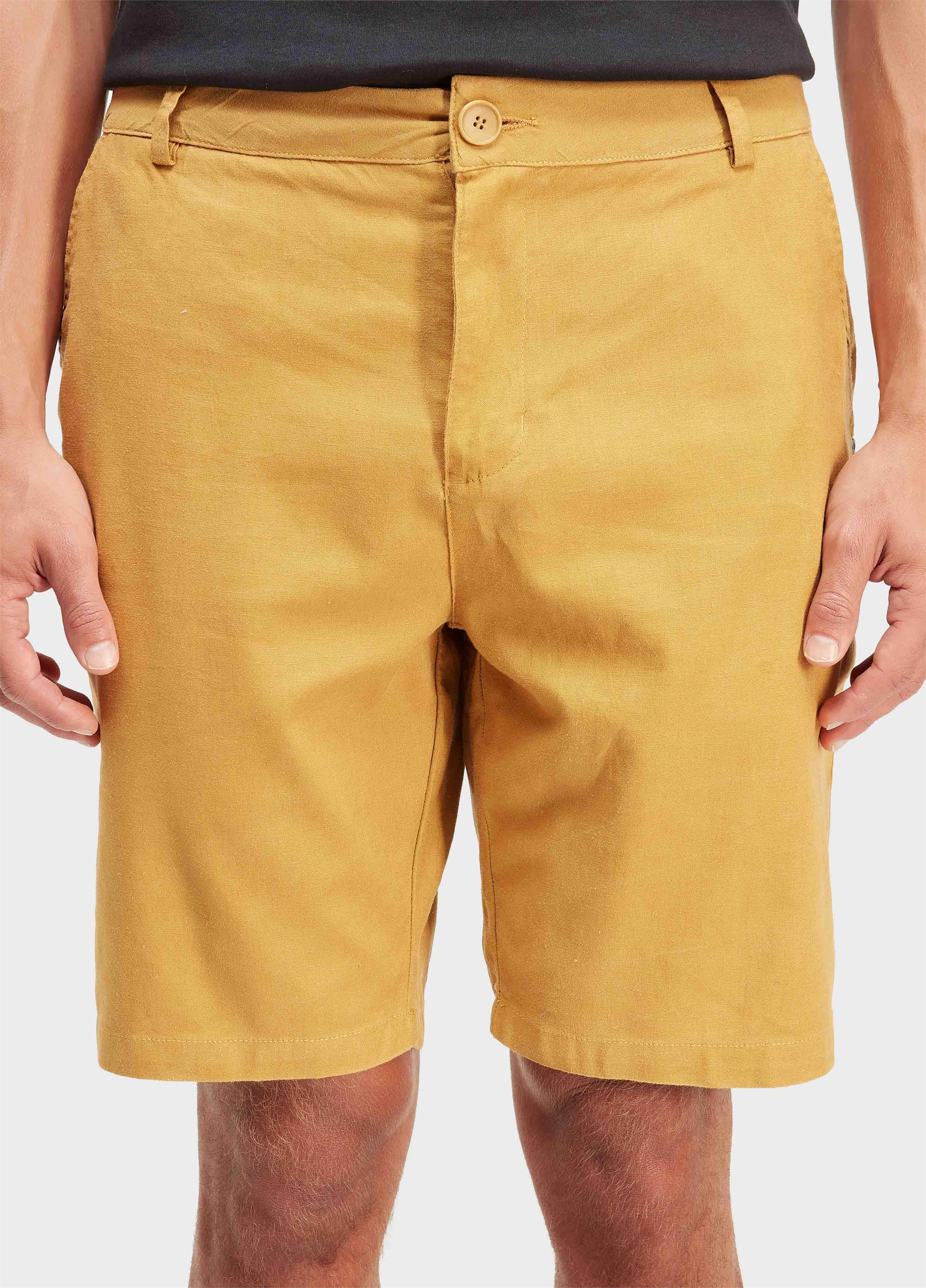 Bermuda alfaiataria basic linen