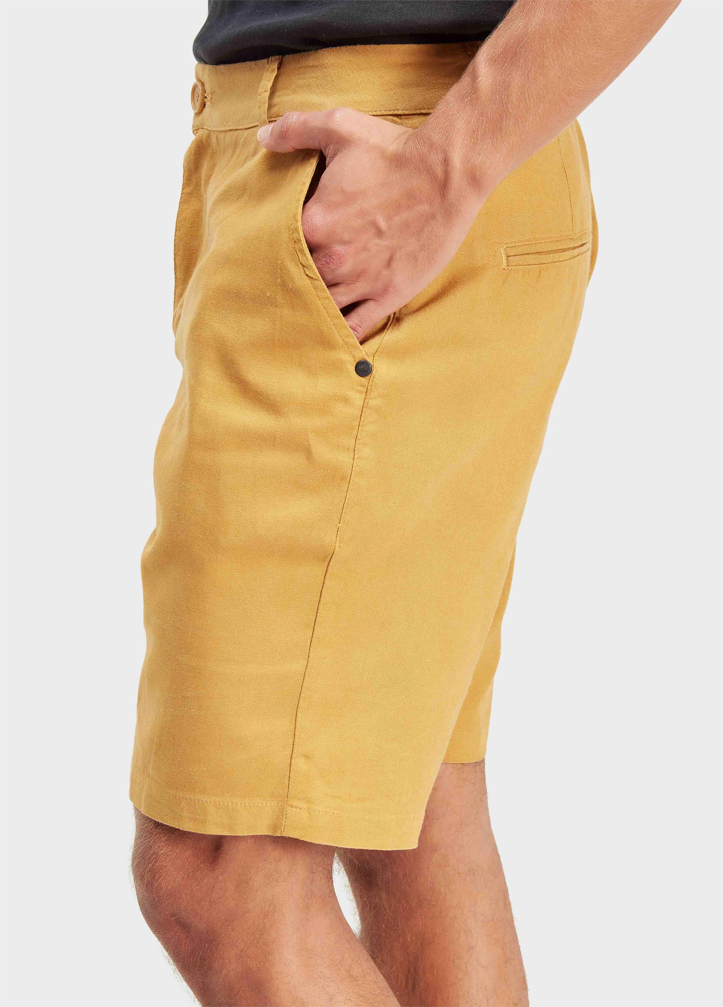 Bermuda alfaiataria basic linen