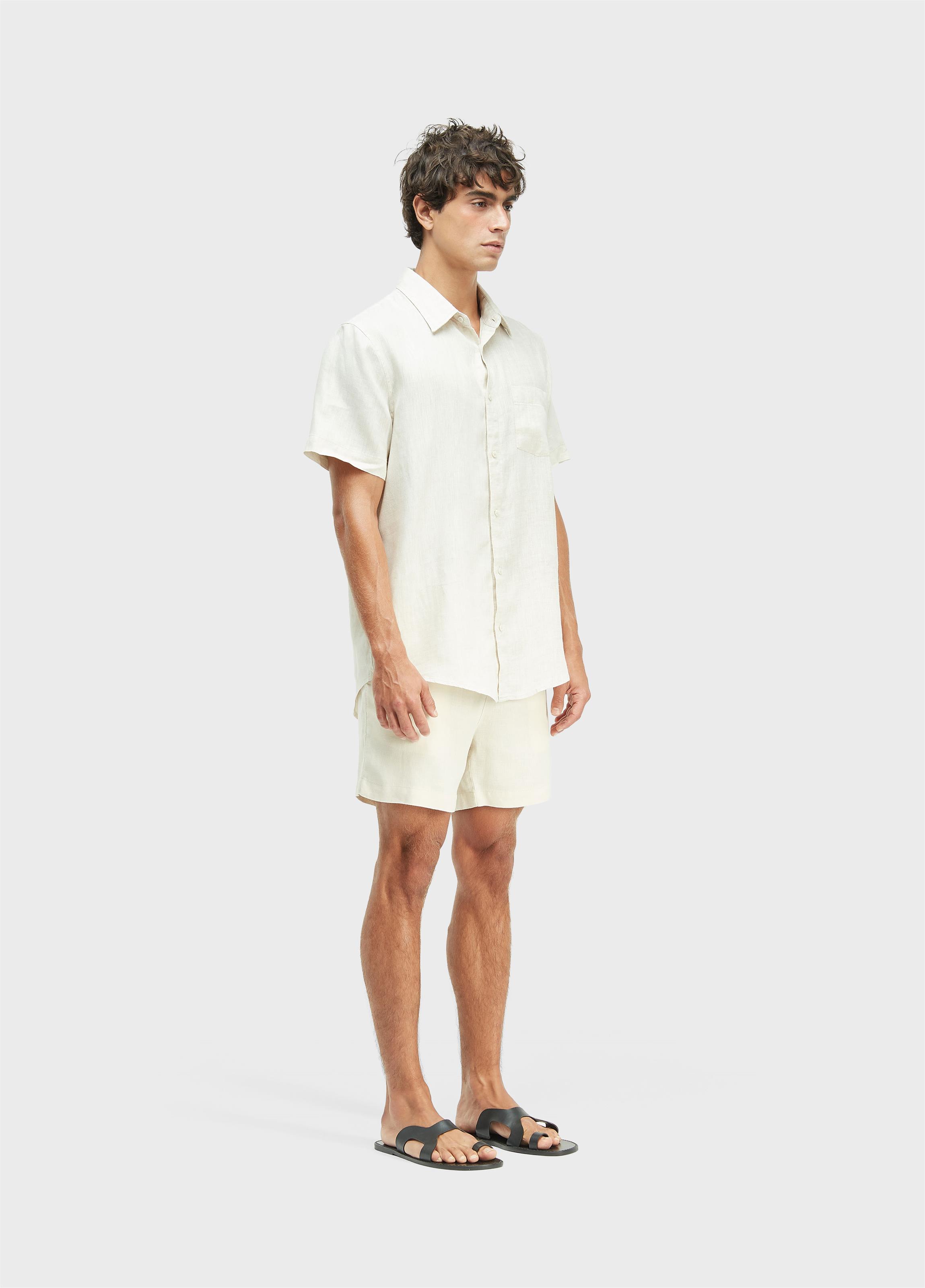 Bermuda alfaiataria pure linen