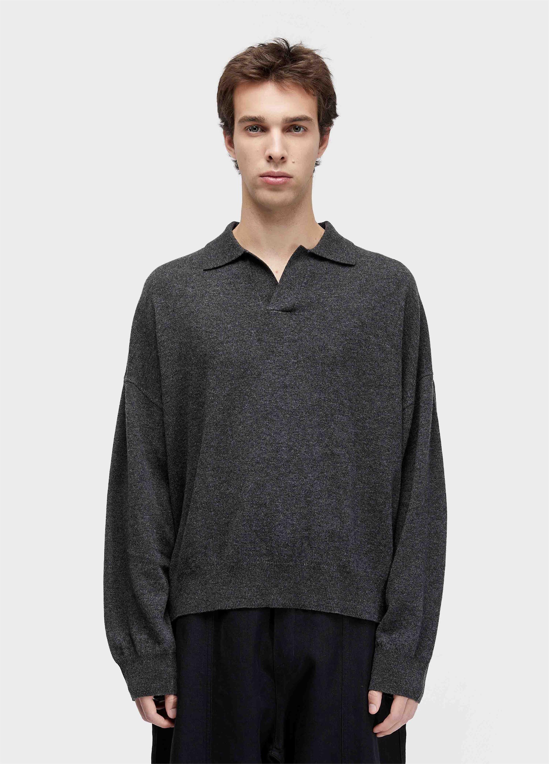 Polo tricot over cashmere