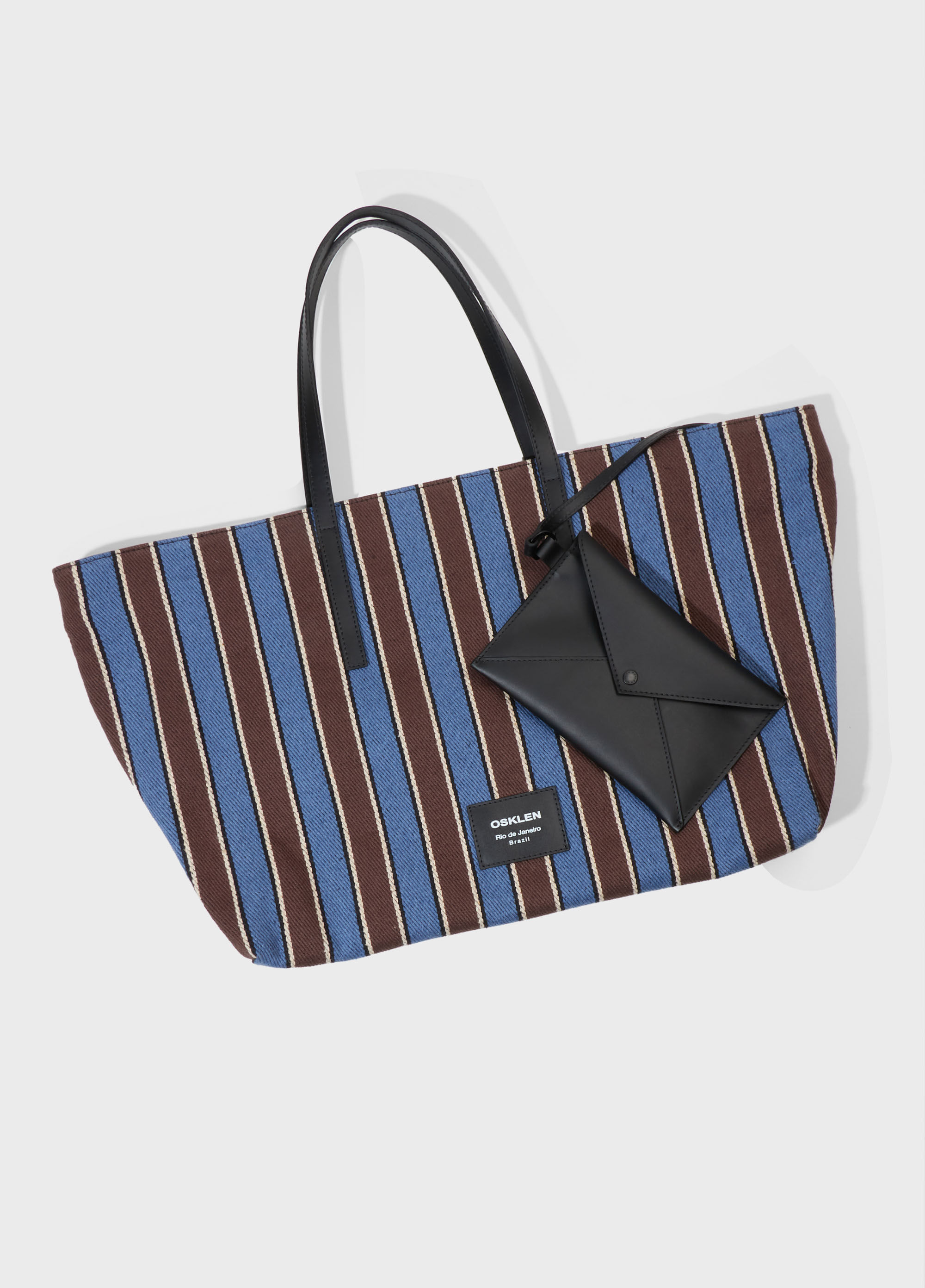 Bolsa ivy lona listras