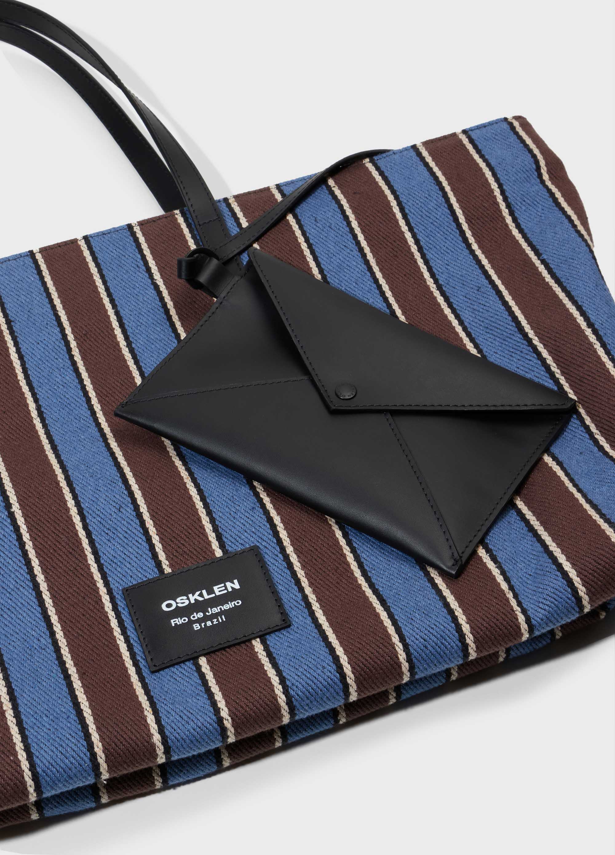 Bolsa ivy lona listras