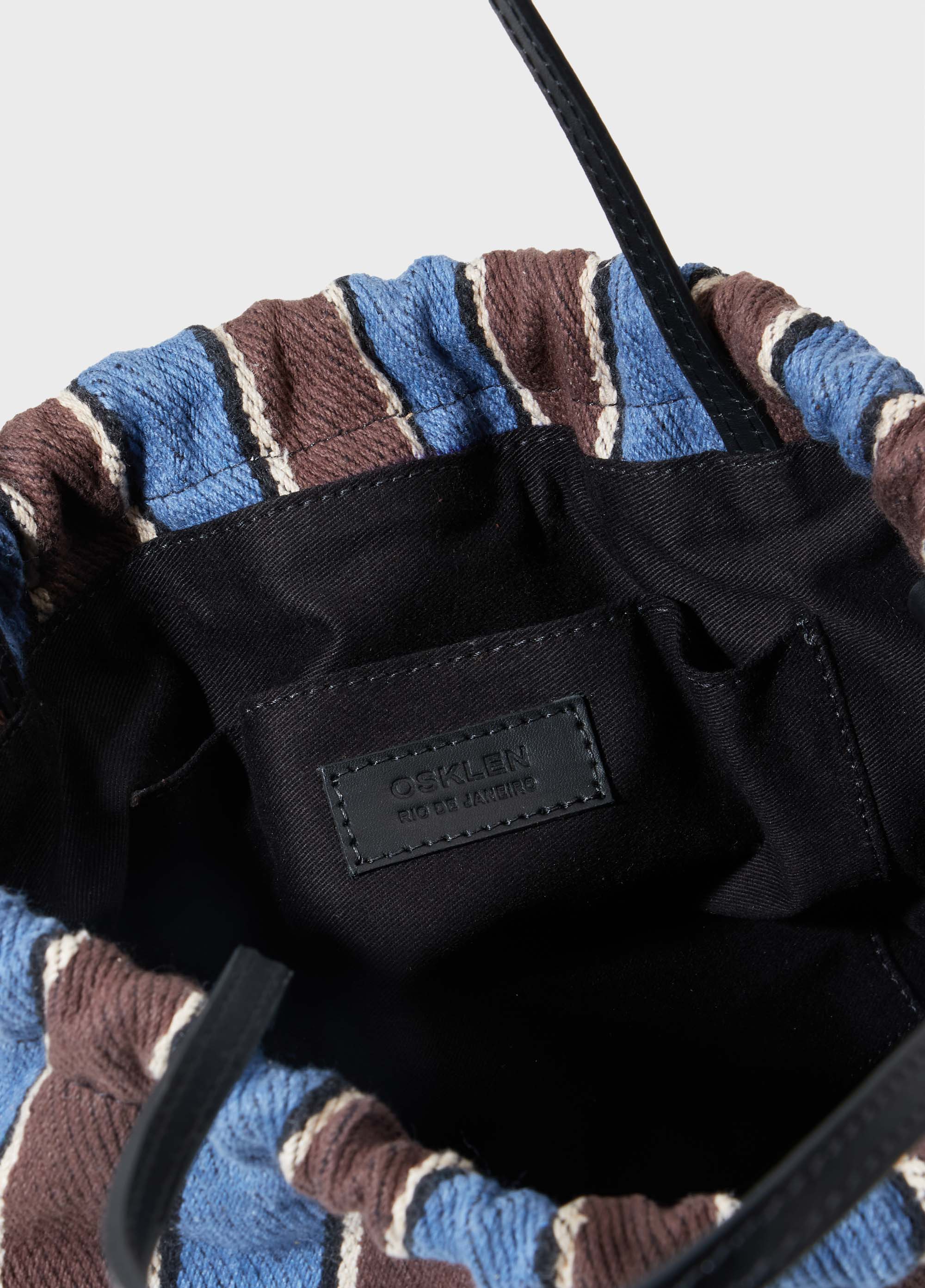 Bolsa small lona listras