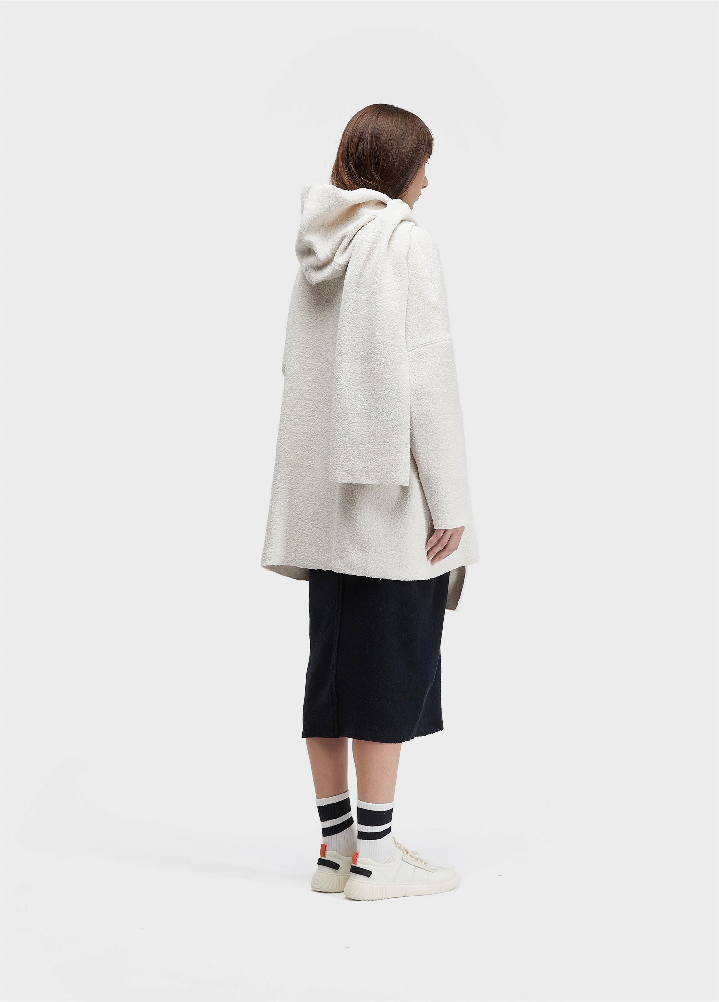 Maxi cardigan capuz sheep