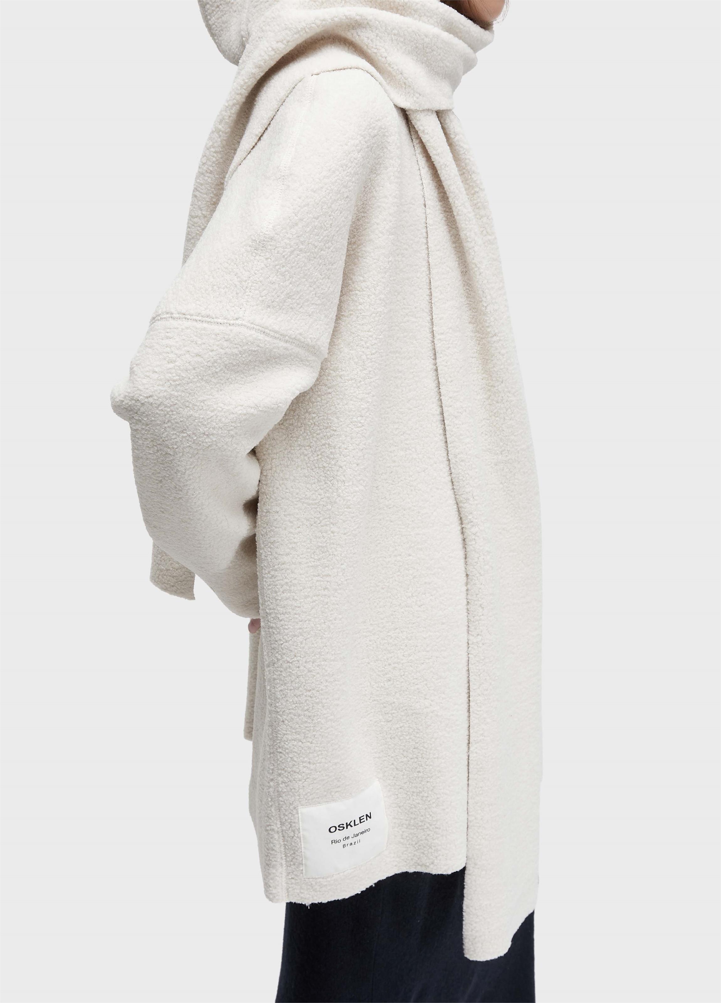 Maxi cardigan capuz sheep