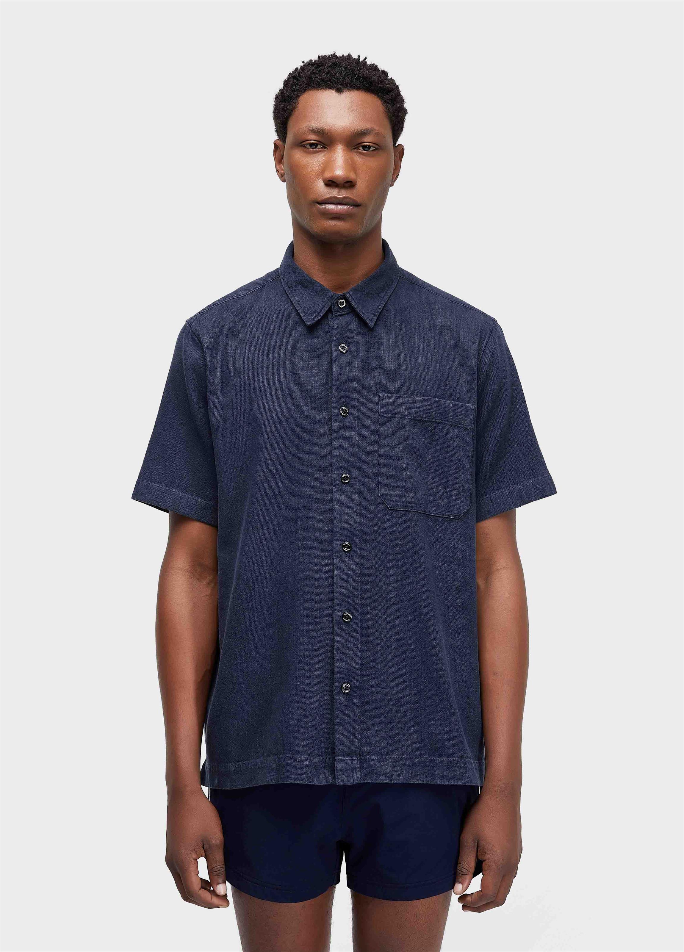 Camisa over cotton linen used