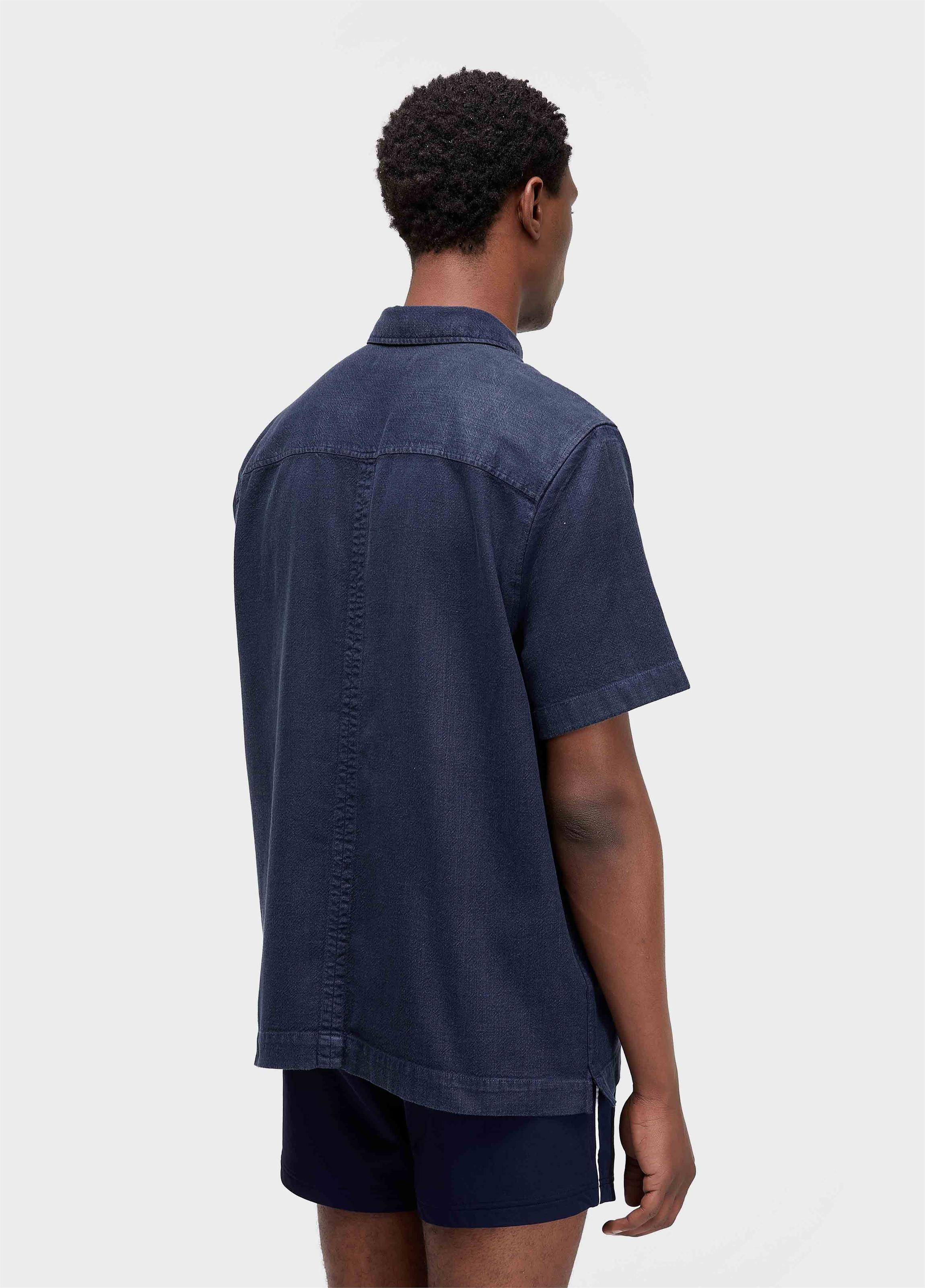 Camisa over cotton linen used