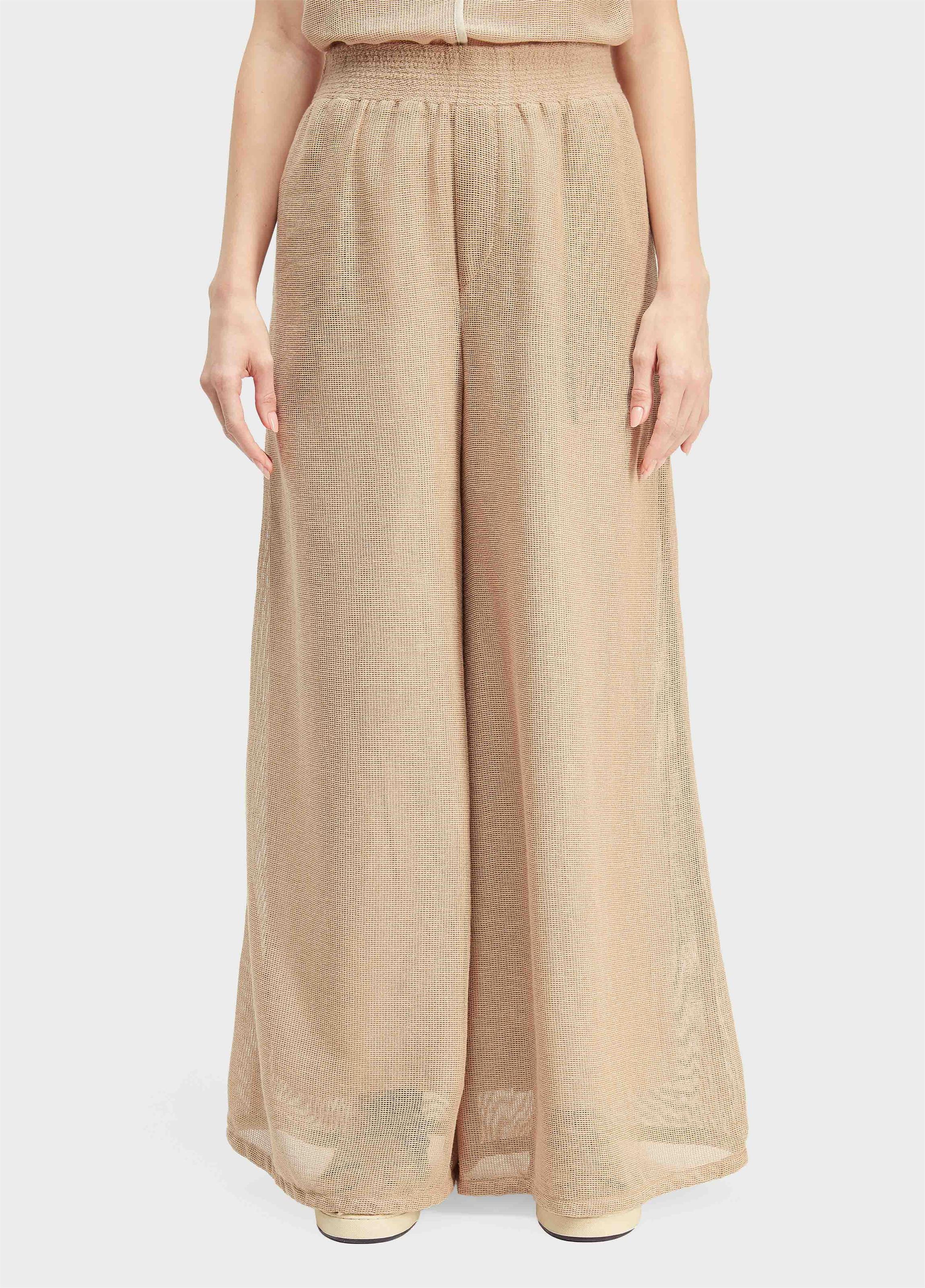 Calça ampla tela