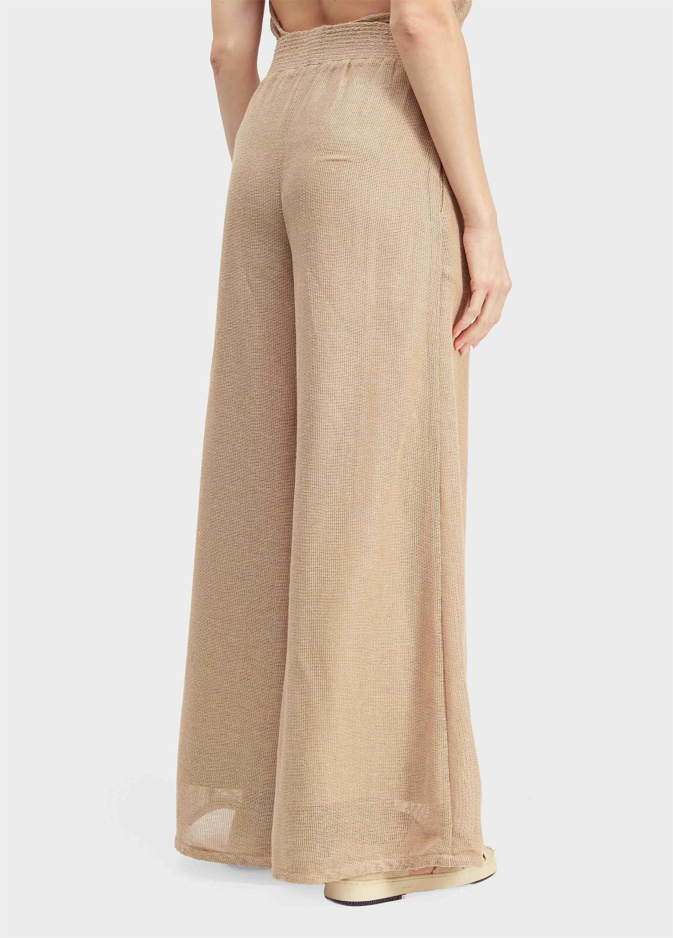 Calça ampla tela