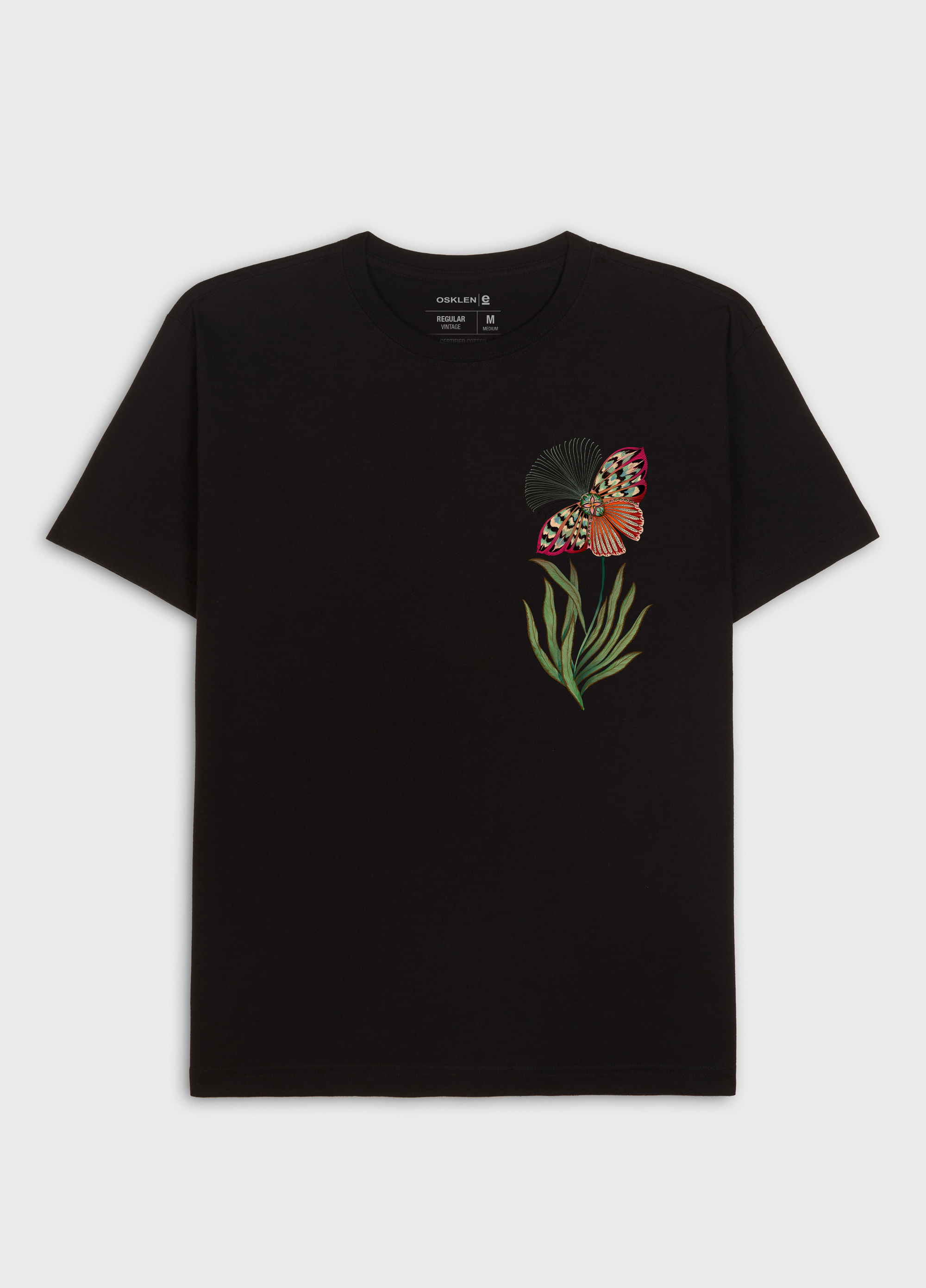 T-shirt vintage floral elements